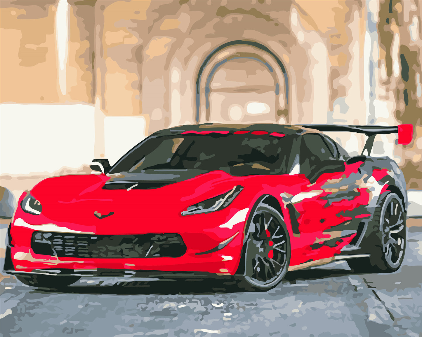 Unsere Auswahl Malen nach Zahlen W-403