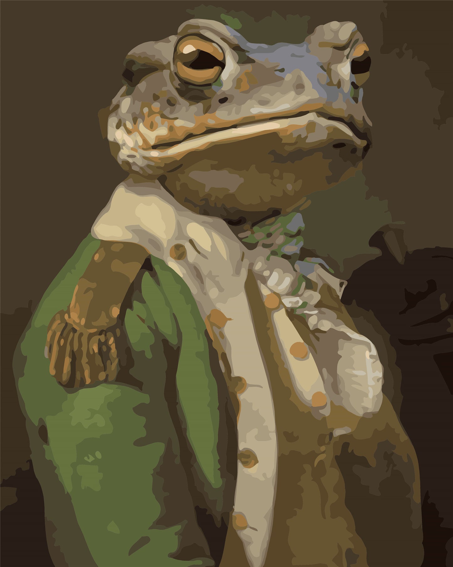 Tier Malen nach Zahlen W-413