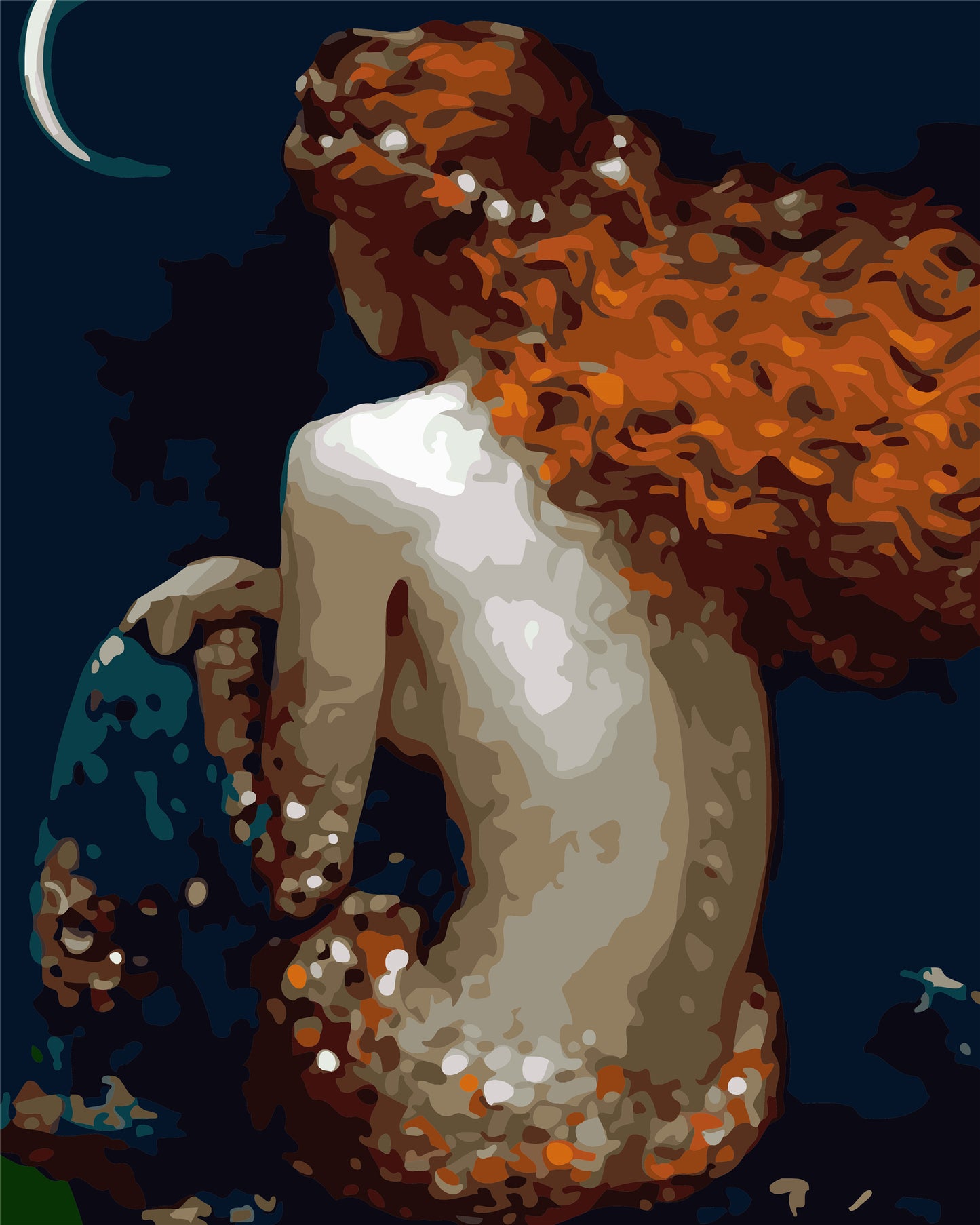 Porträt Malen nach Zahlen W-417