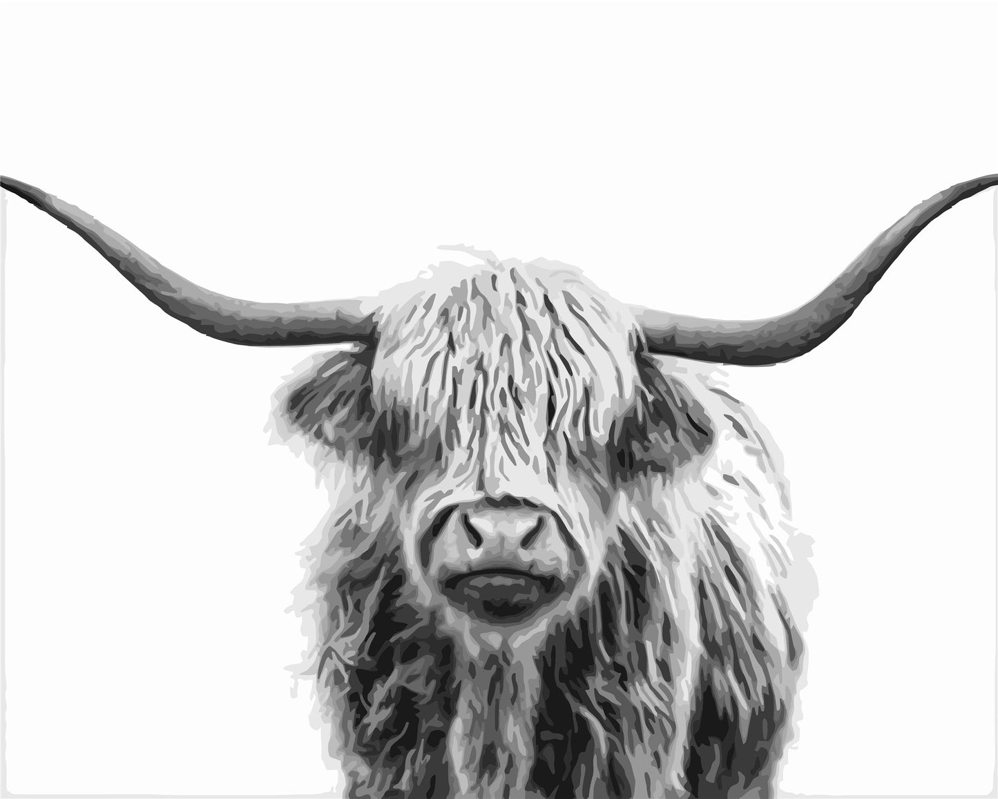 Tier Malen nach Zahlen W-422