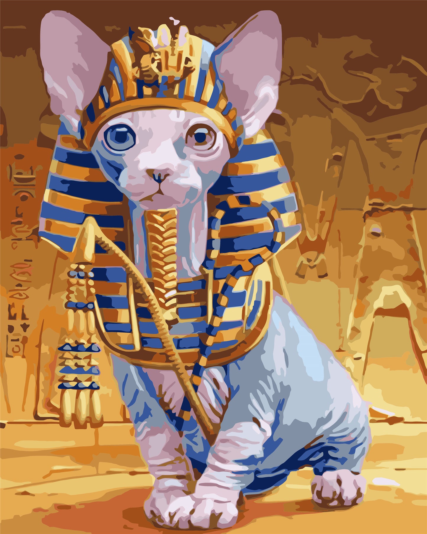 Hund & Katze Malen nach Zahlen W-424