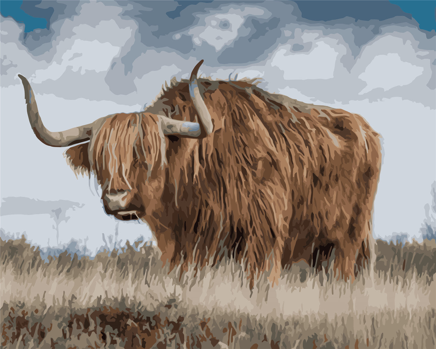 Tier Malen nach Zahlen W-425