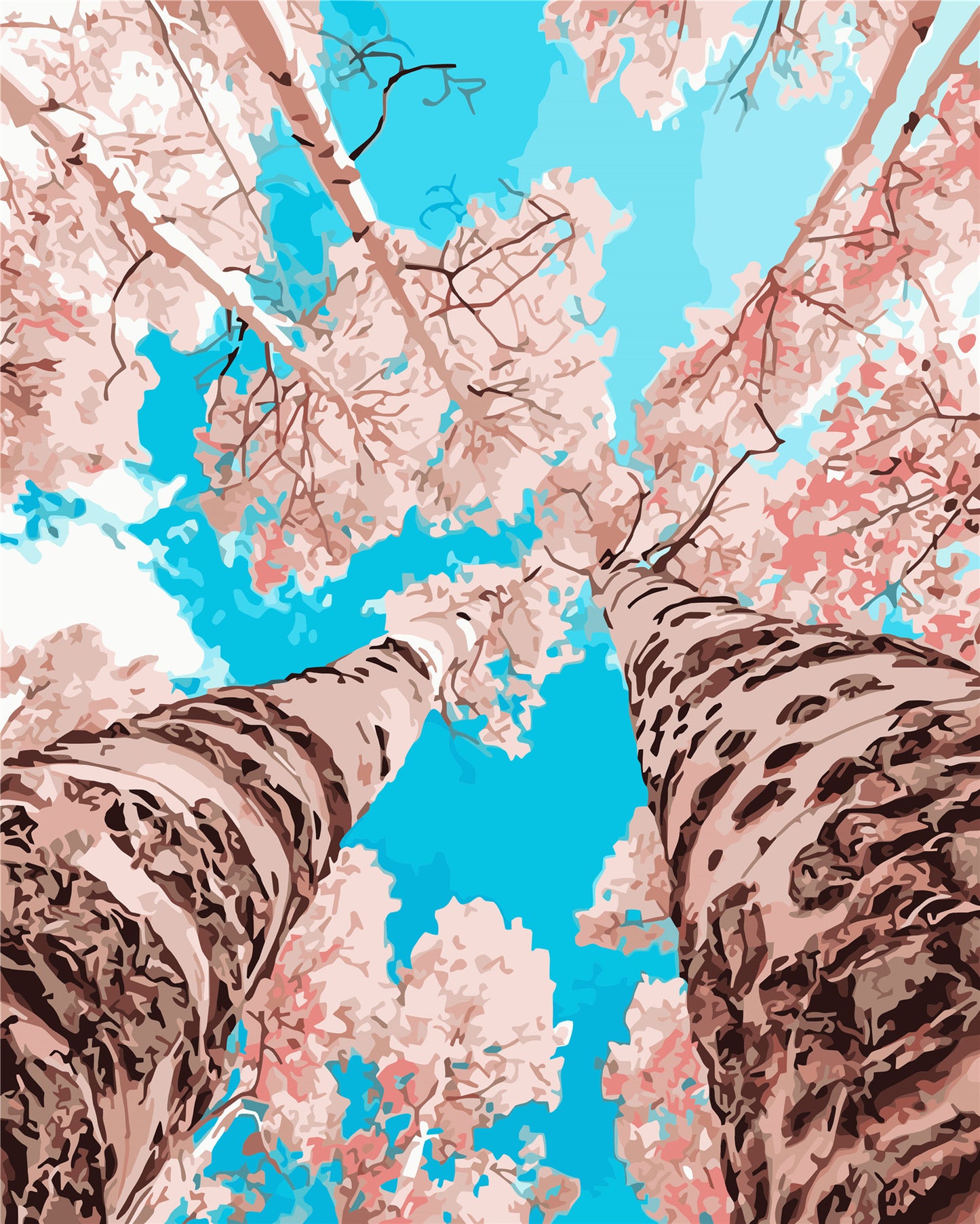 Baum Malen nach Zahlen Für Erwachsene W-428