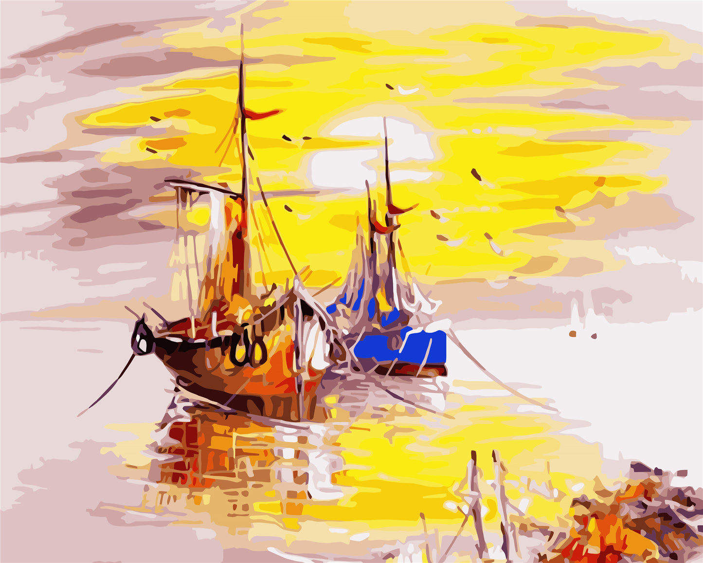 Landschaft Malen nach Zahlen Für Erwachsene W-431