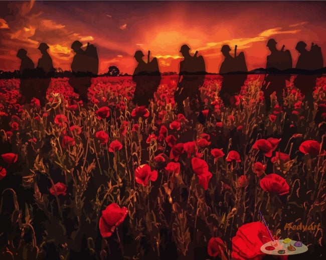 Militär Malen nach Zahlen WA4321