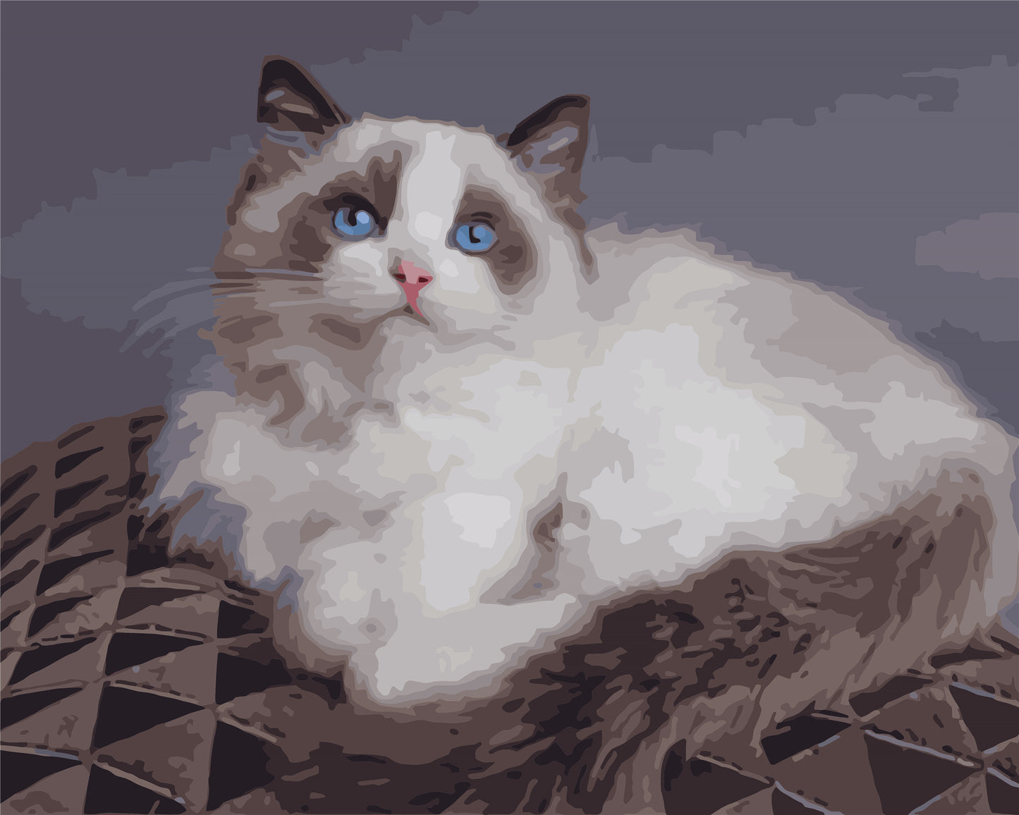 Hund & Katze Malen nach Zahlen WH-1201