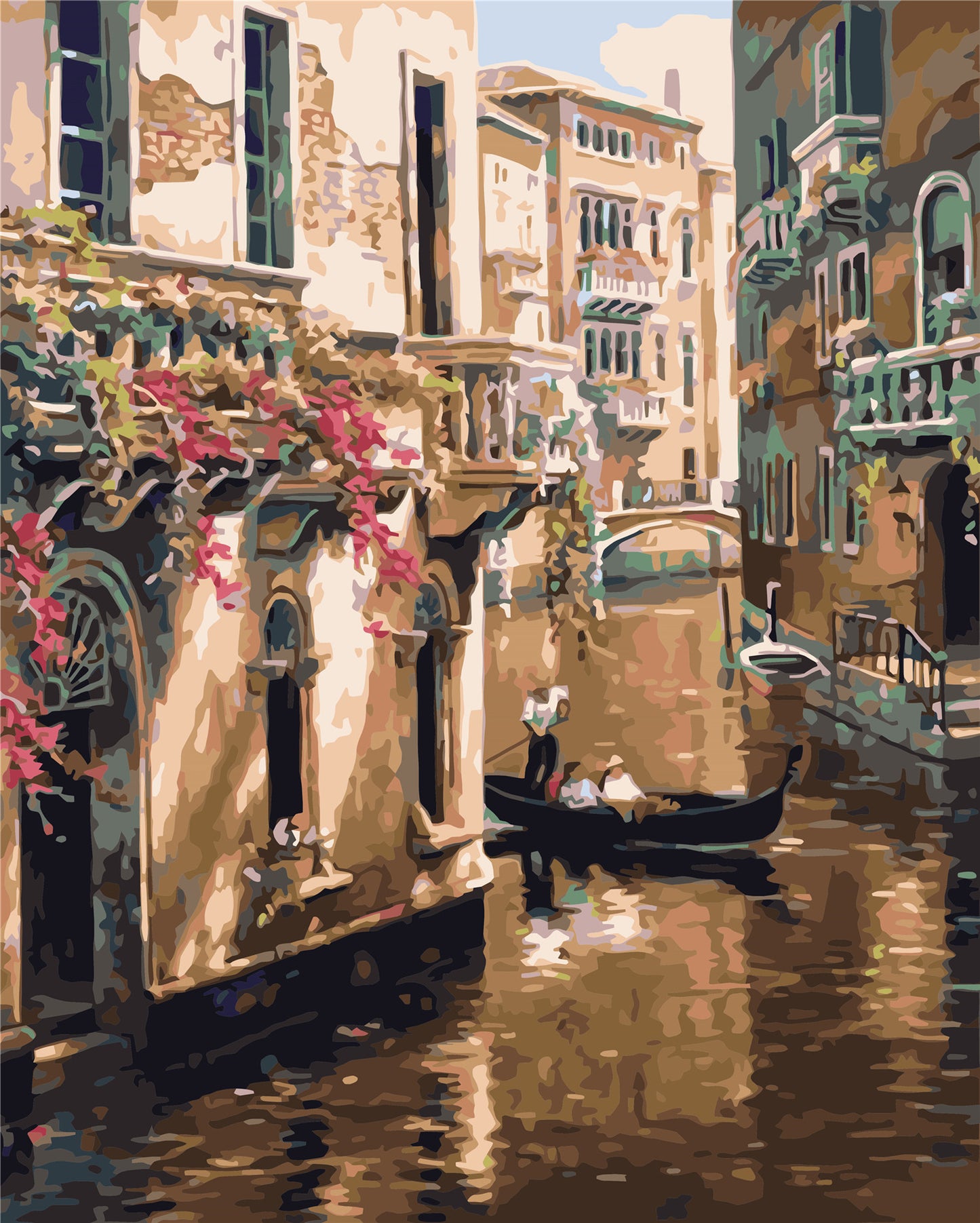 Stadt Malen nach Zahlen WH-1204