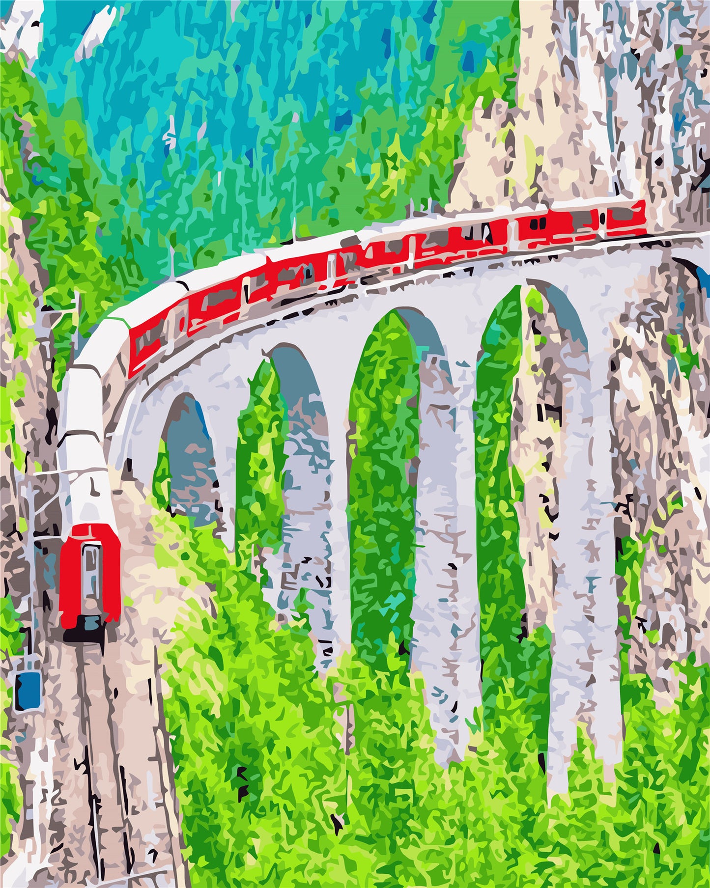 Natürlich Malen nach Zahlen Für Erwachsene WH-1220