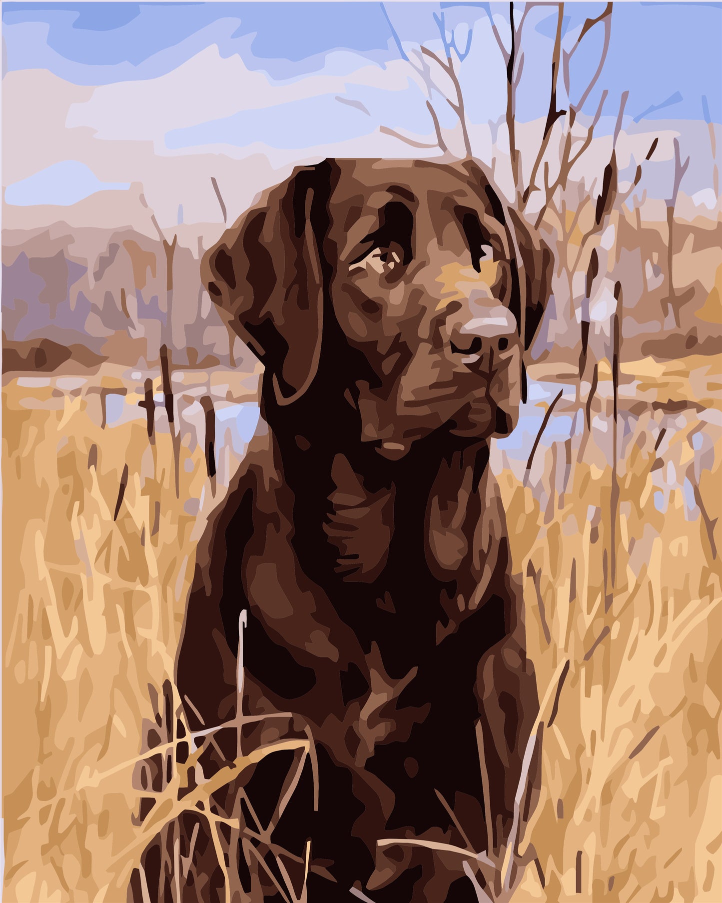 Hund & Katze Malen nach Zahlen WH-1227