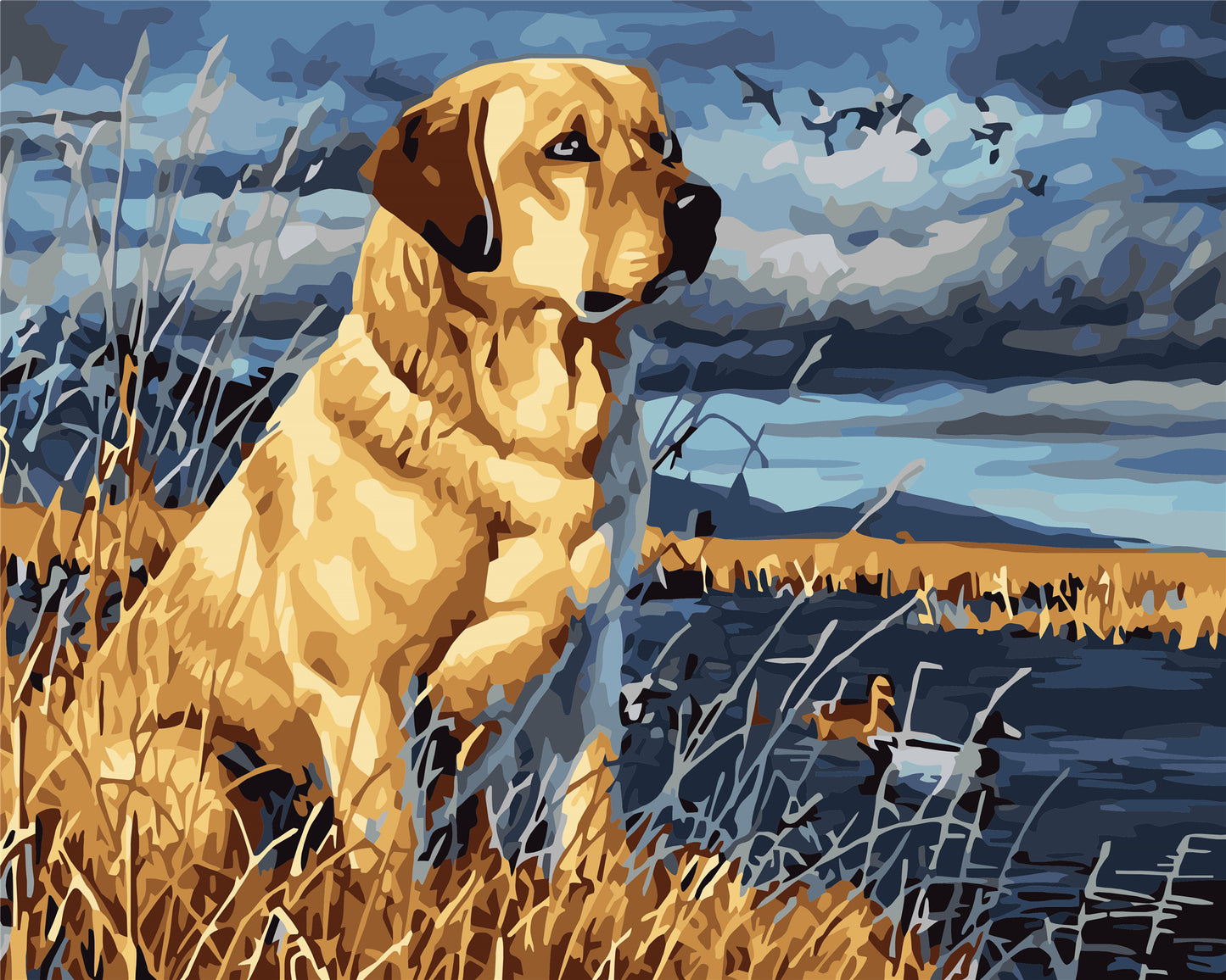 Hund & Katze Malen nach Zahlen WH-1228