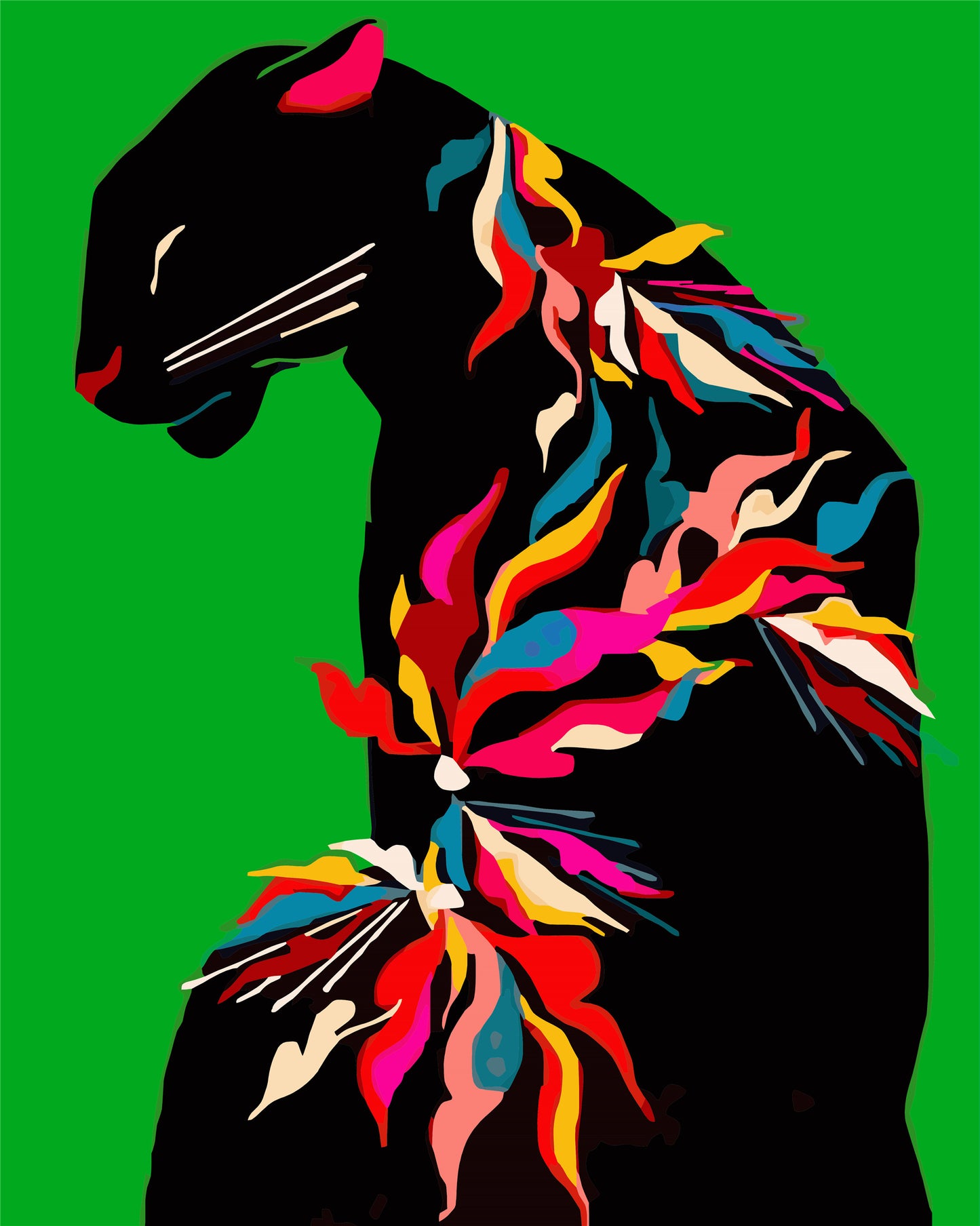 Tier Malen nach Zahlen WH-1233