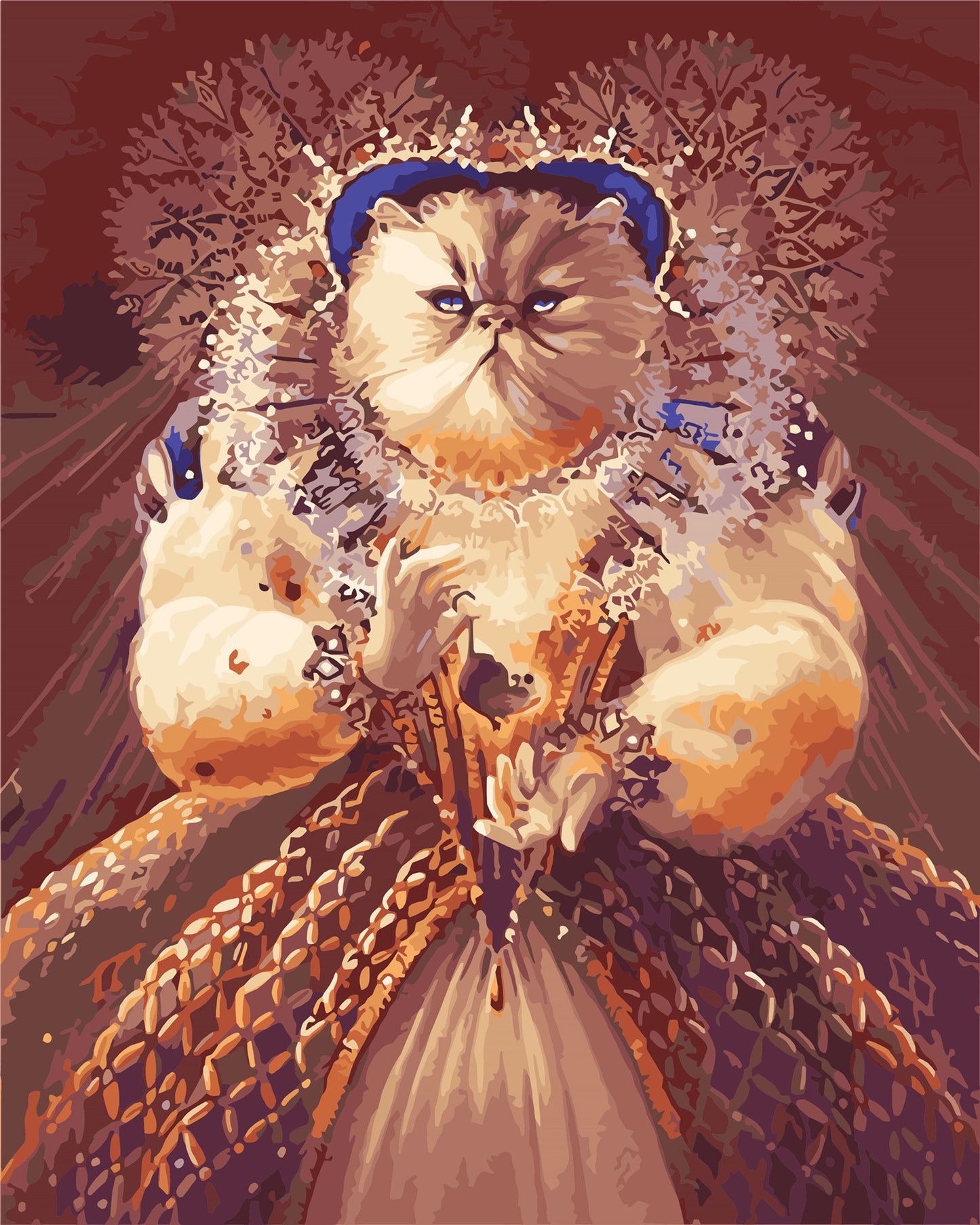 Hund & Katze Malen nach Zahlen WH-1282