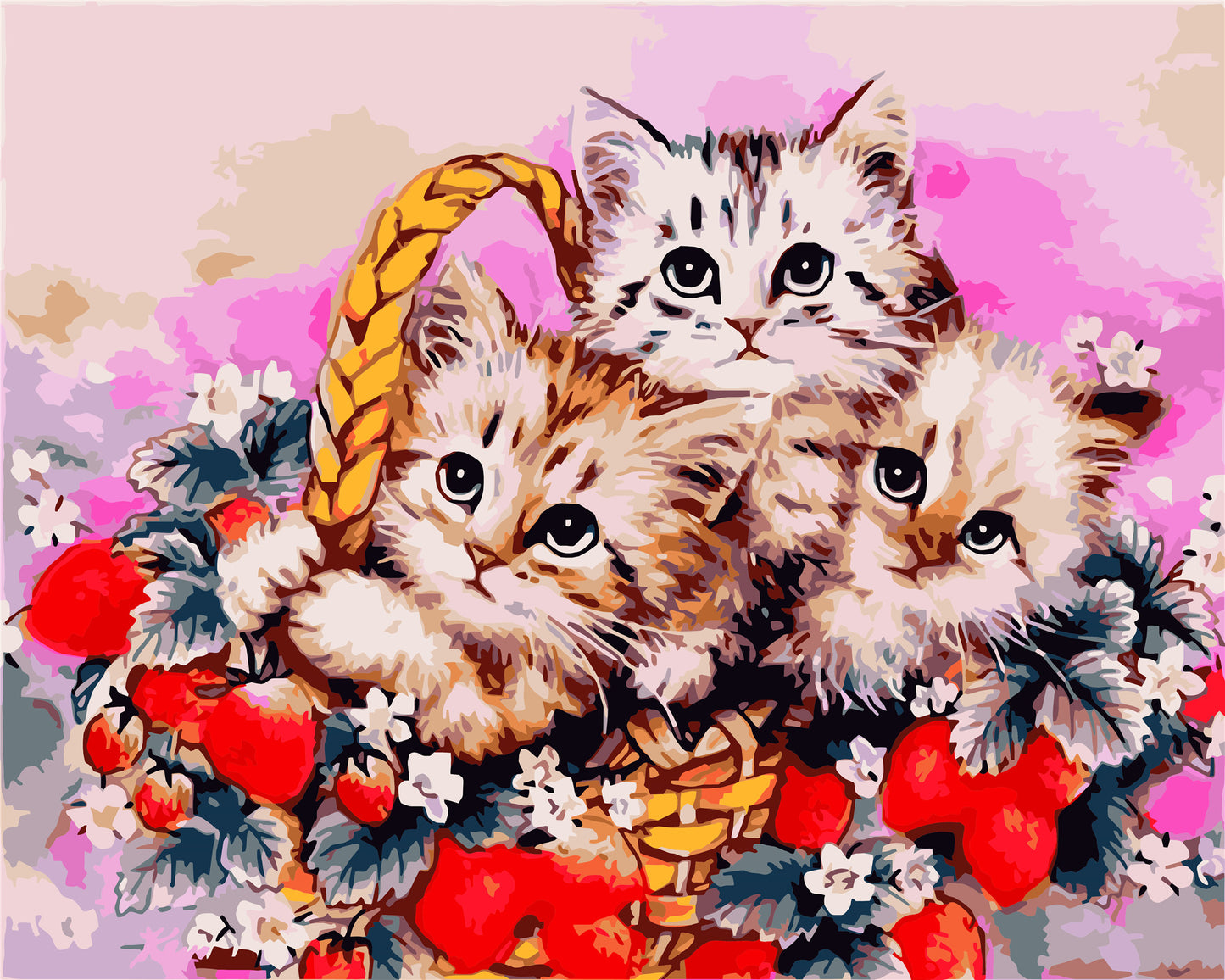 Hund & Katze Malen nach Zahlen WH-1285