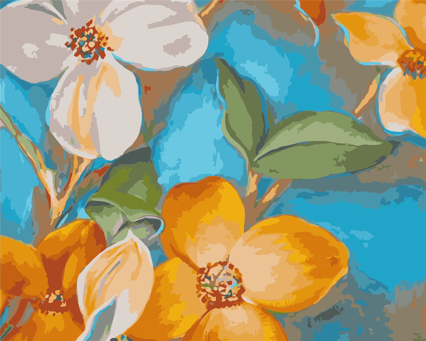 Blume Malen nach Zahlen WH-1323