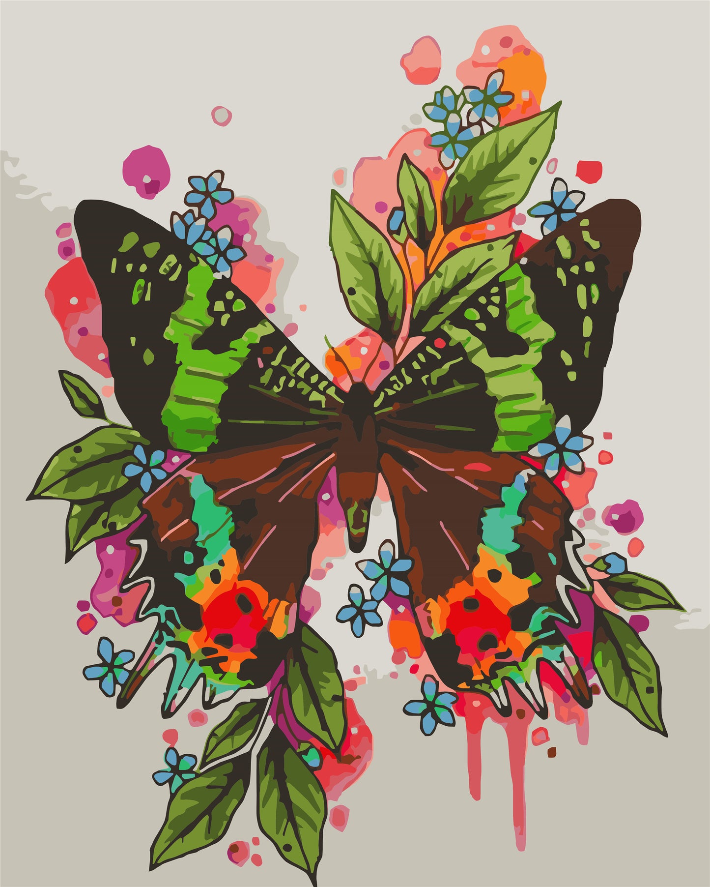 Blume Malen nach Zahlen WH-1329