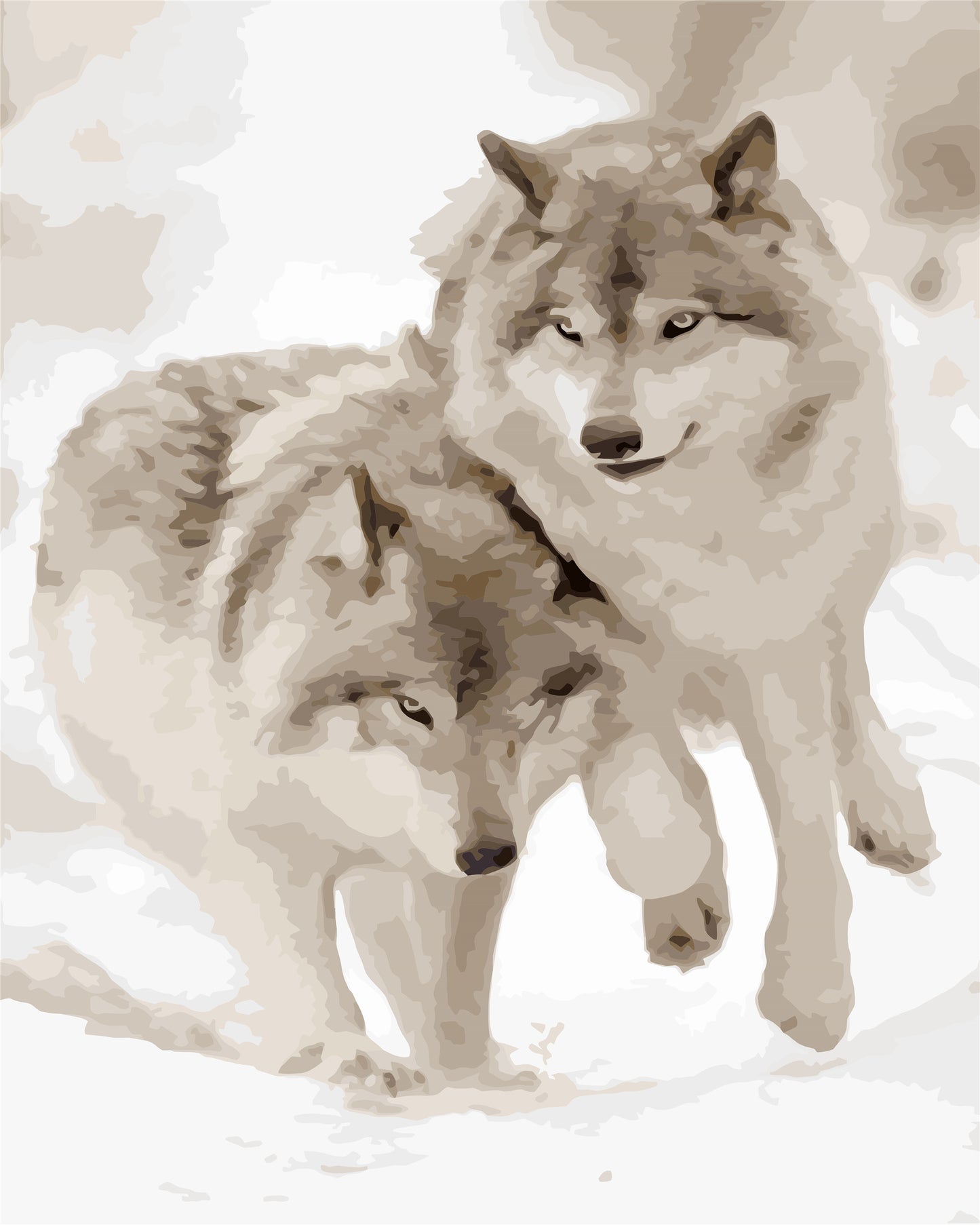 Tier Malen nach Zahlen WH-1330