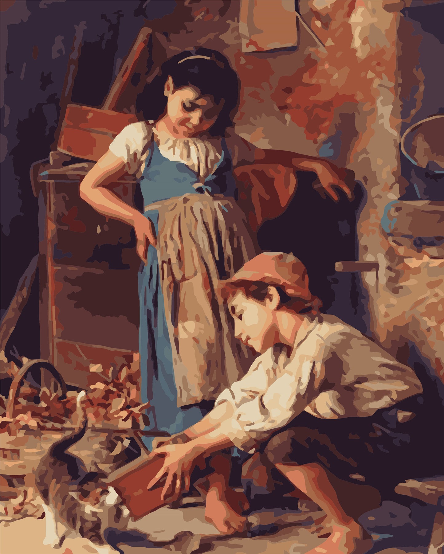 Porträt Malen nach Zahlen WH-1331