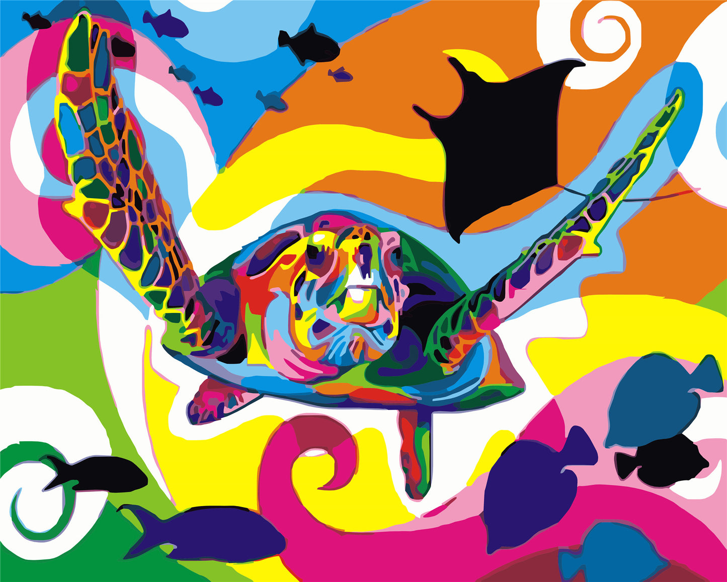 Tier Malen nach Zahlen WH-1343