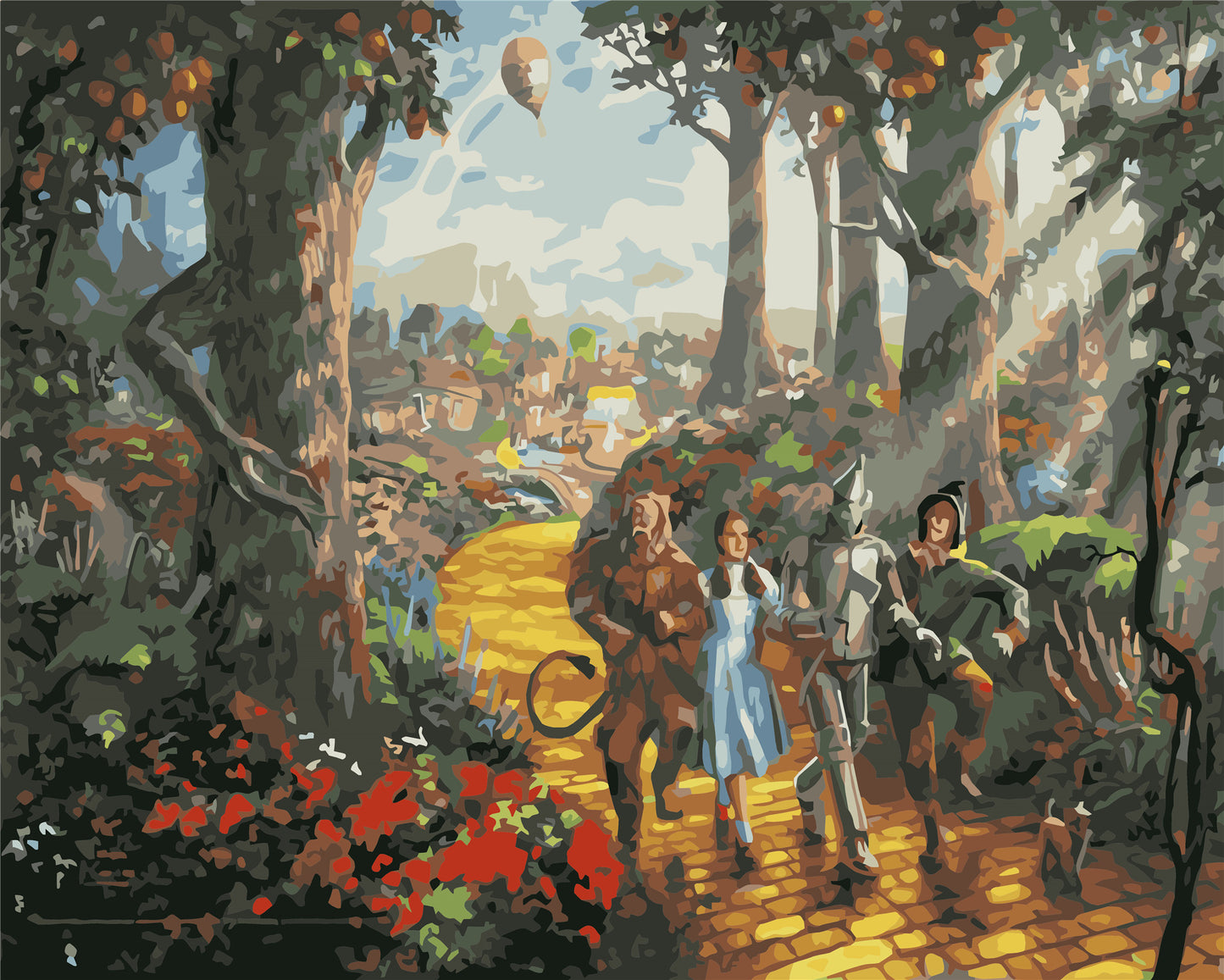 Porträt Malen nach Zahlen WH-1346