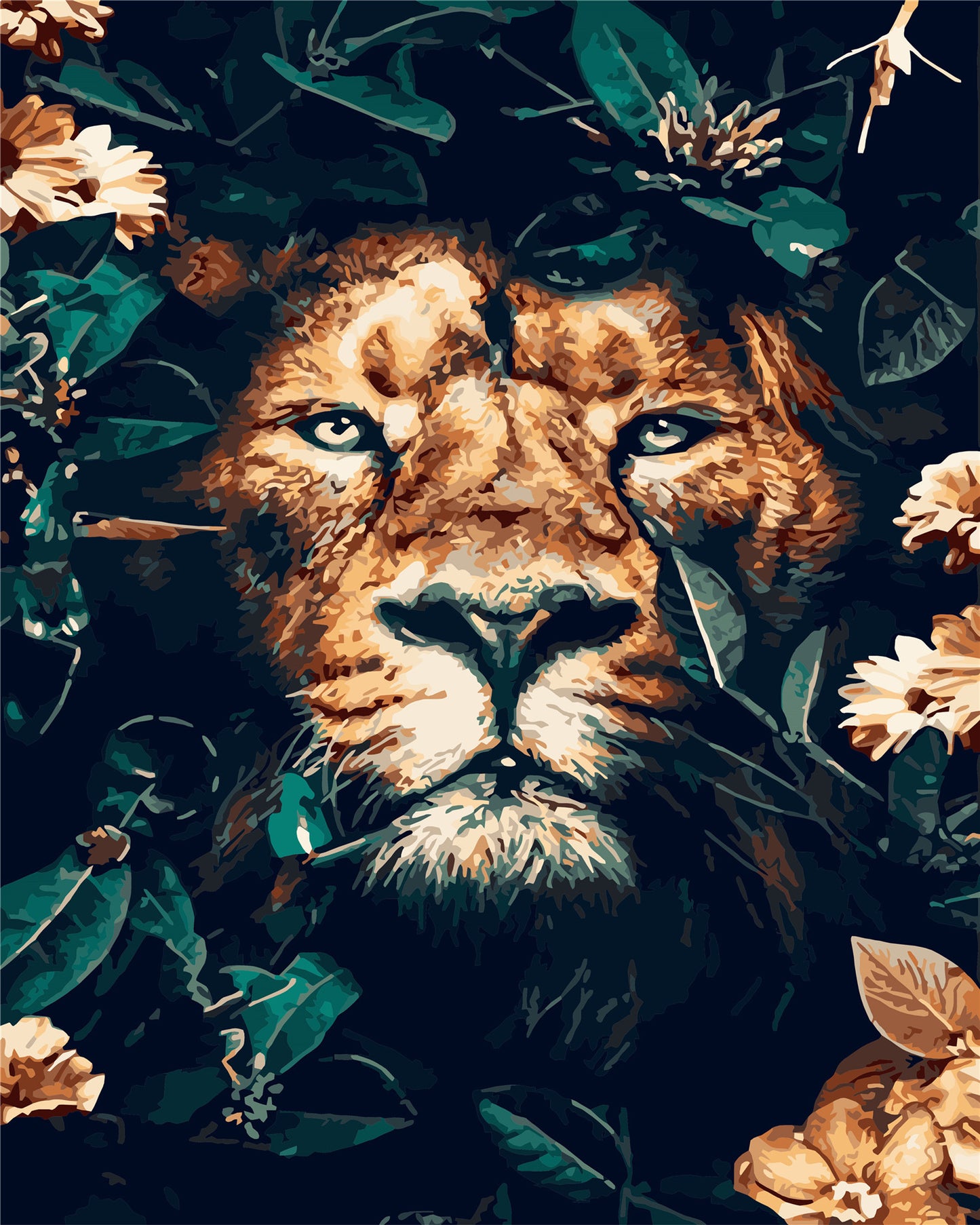 Tier Malen nach Zahlen WH-1357