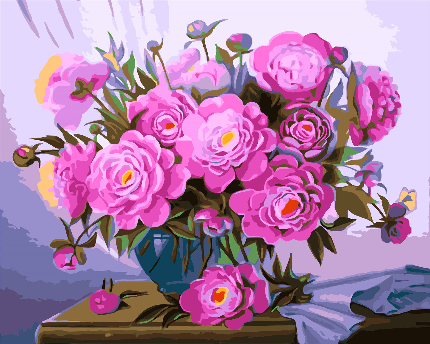 Blume Malen nach Zahlen WH-1360