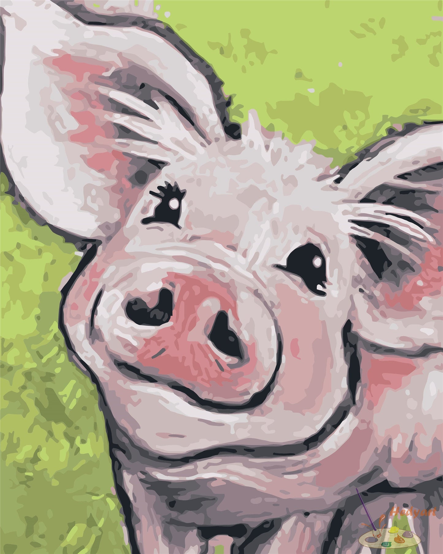 Tier Malen nach Zahlen WH-1365