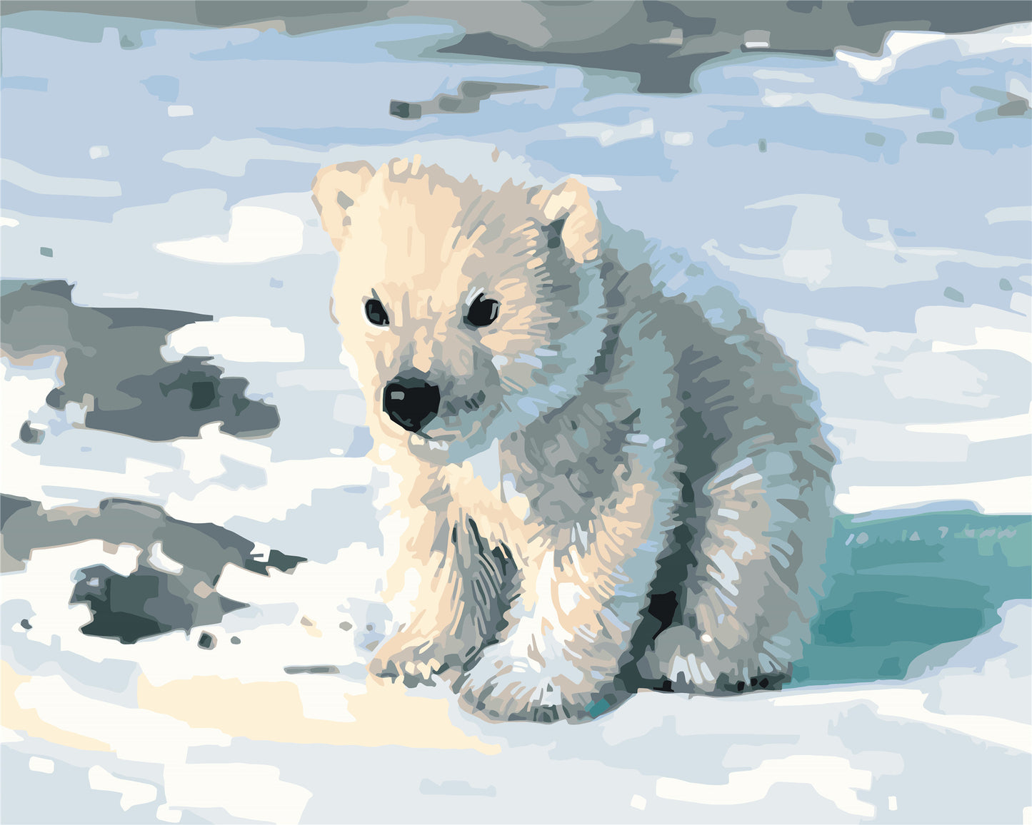 Tier Malen nach Zahlen WH-1373