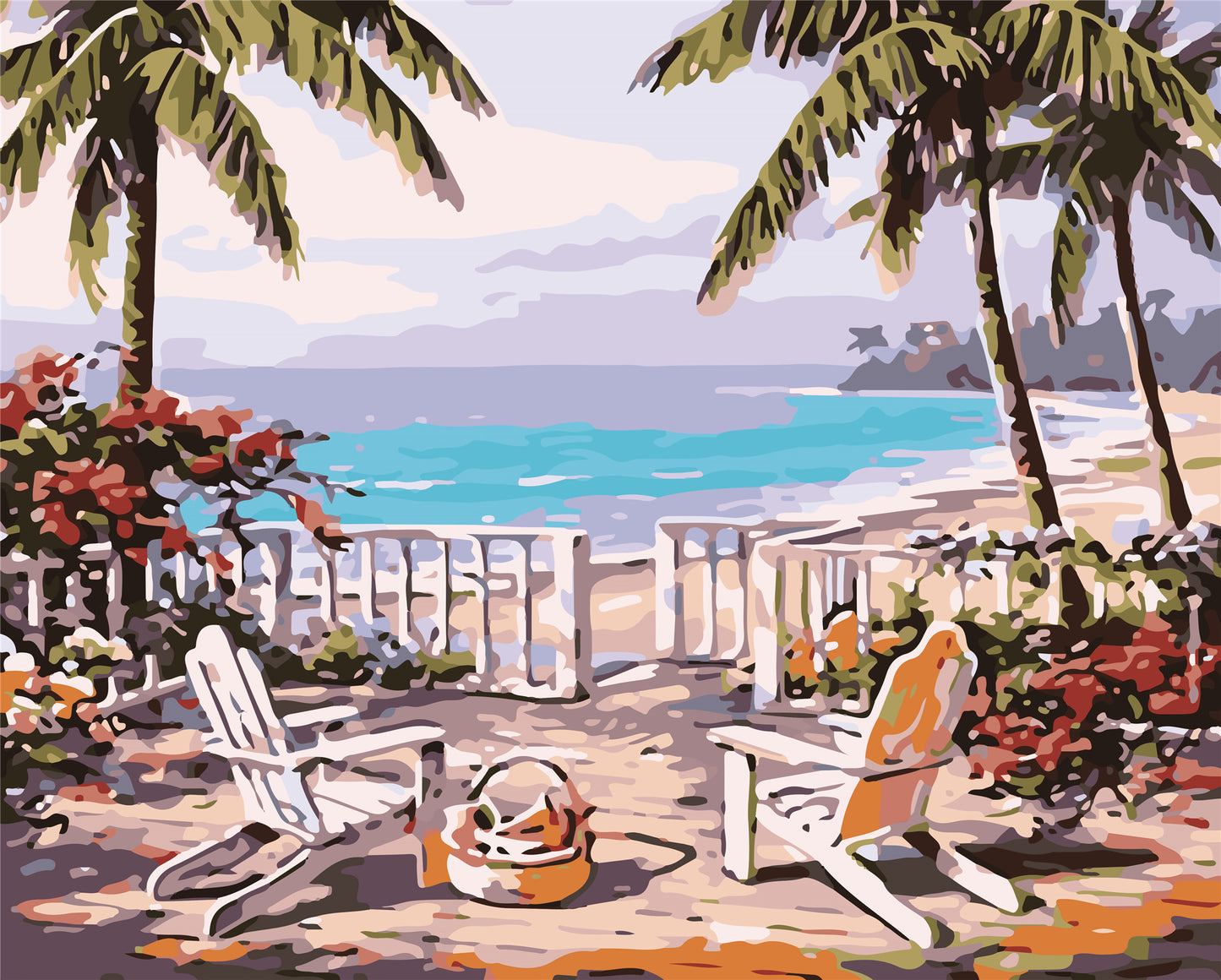 Landschaft Malen nach Zahlen Für Erwachsene WH-2002