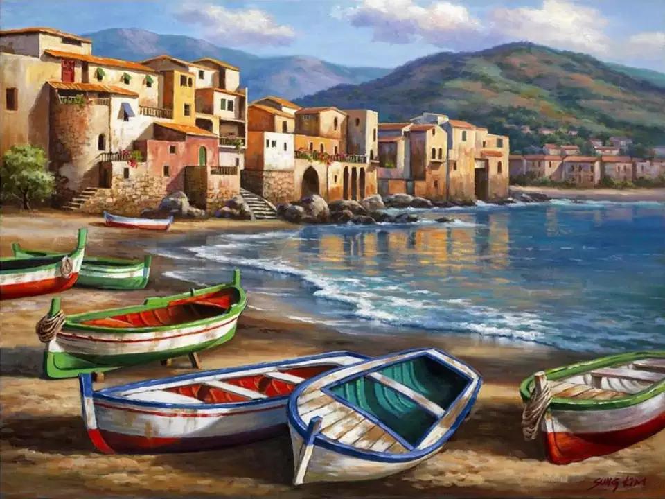 Natürlich Malen nach Zahlen For Adult WH-3048