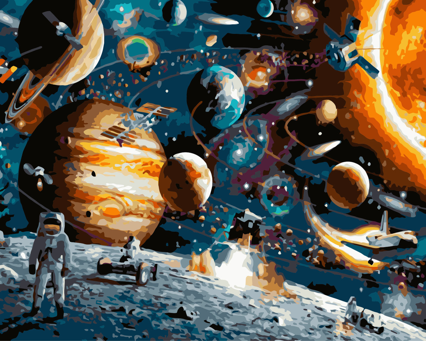 Natürlich Malen nach Zahlen Für Erwachsene WH-6203