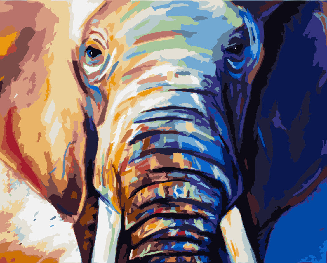 Tier Malen nach Zahlen WH-80614