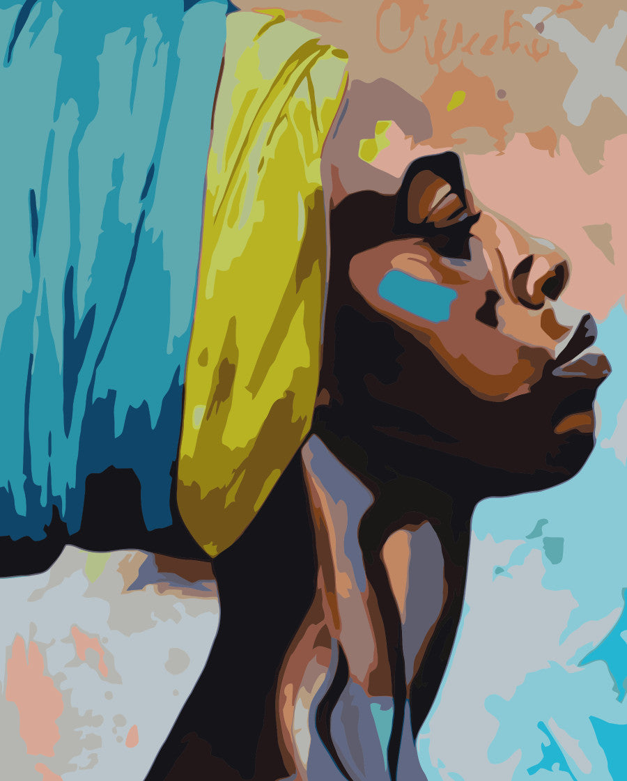 Porträt Malen nach Zahlen WH-80618