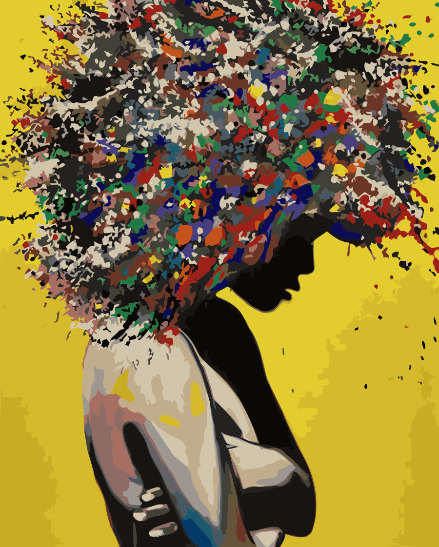 Porträt Malen nach Zahlen WH-80622