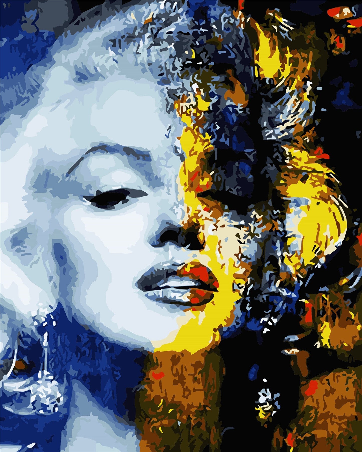 Porträt Malen nach Zahlen WH-80626