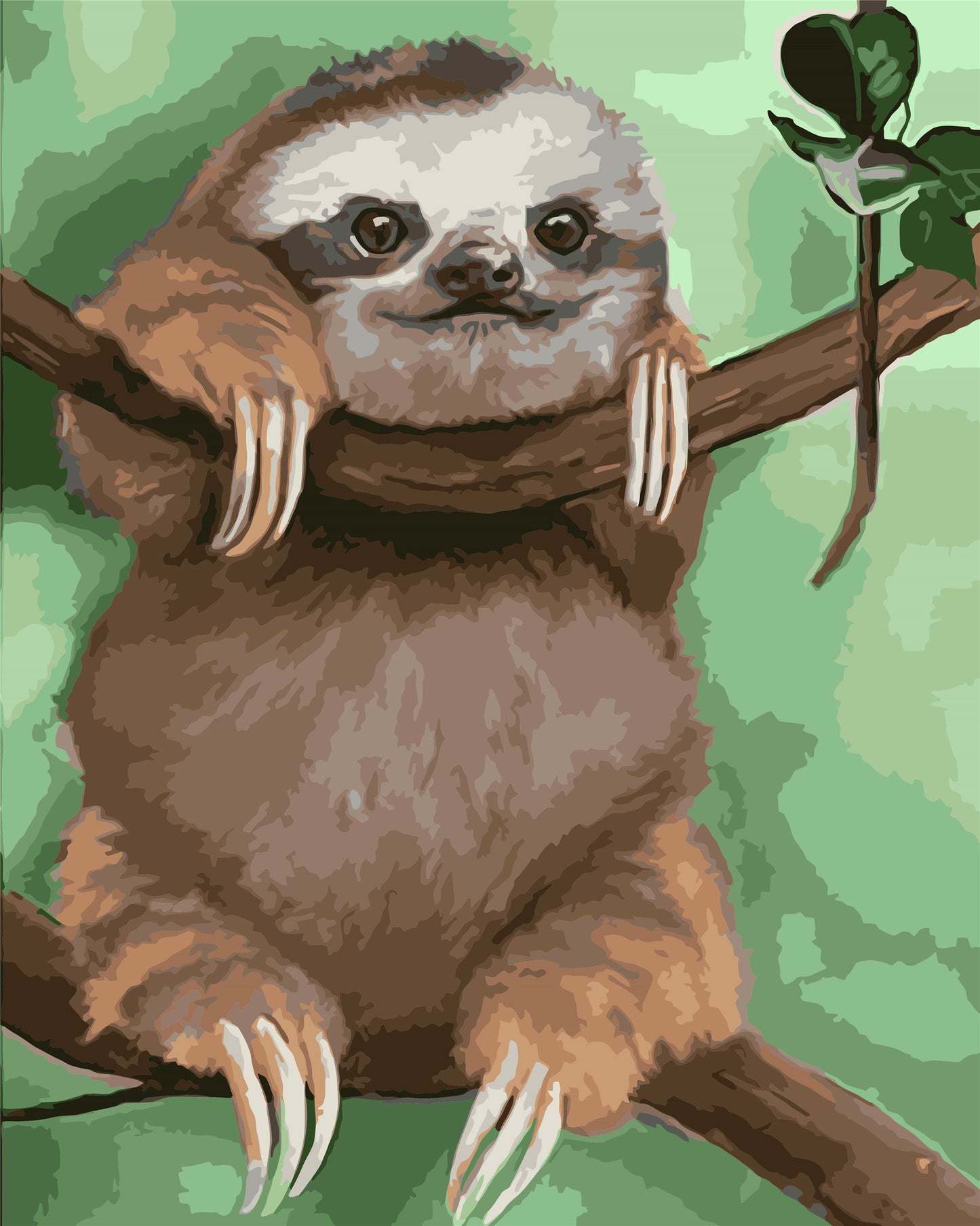 Tier Malen nach Zahlen WH-80640