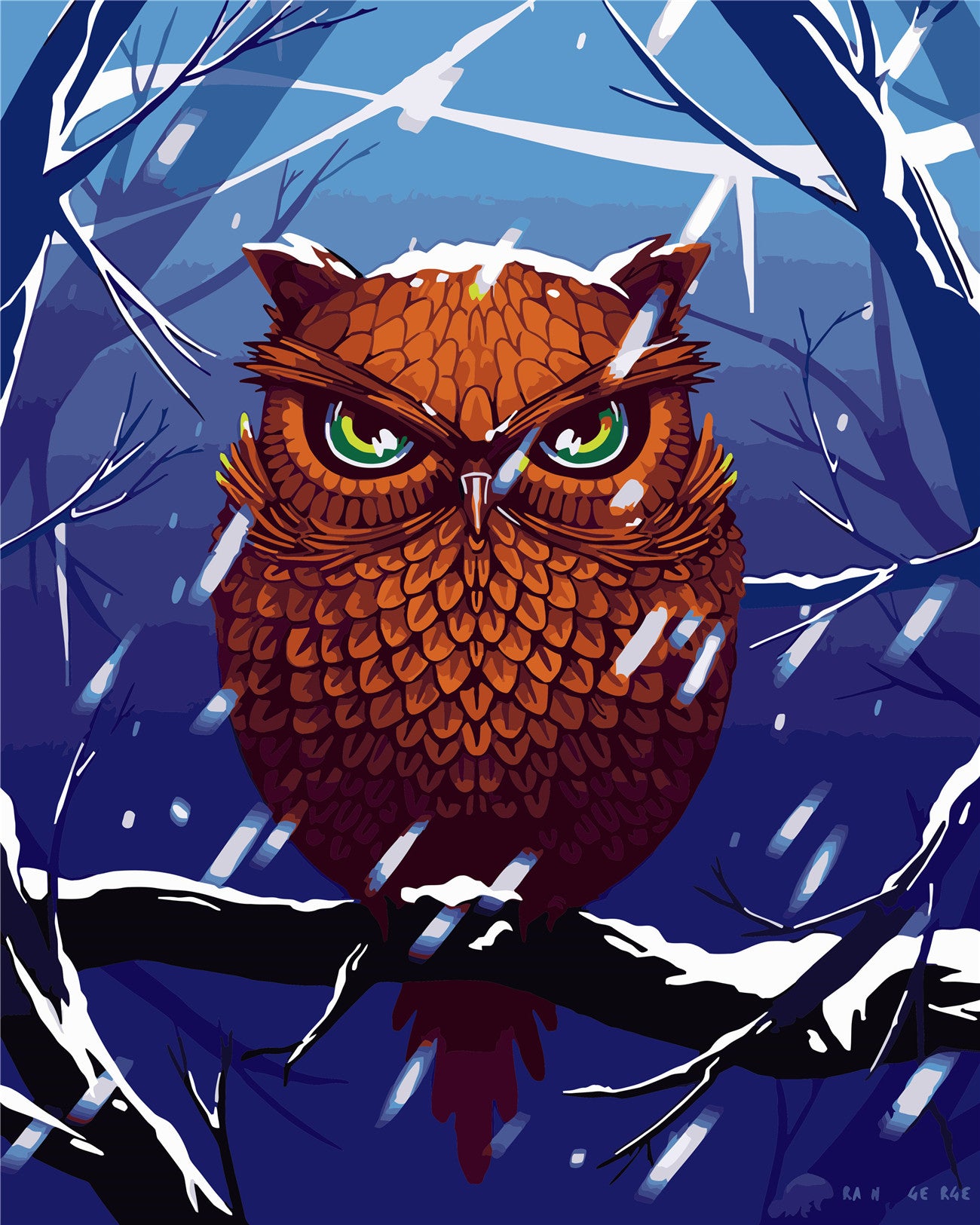 Cartoon & Mystical Malen nach Zahlen WH-80656