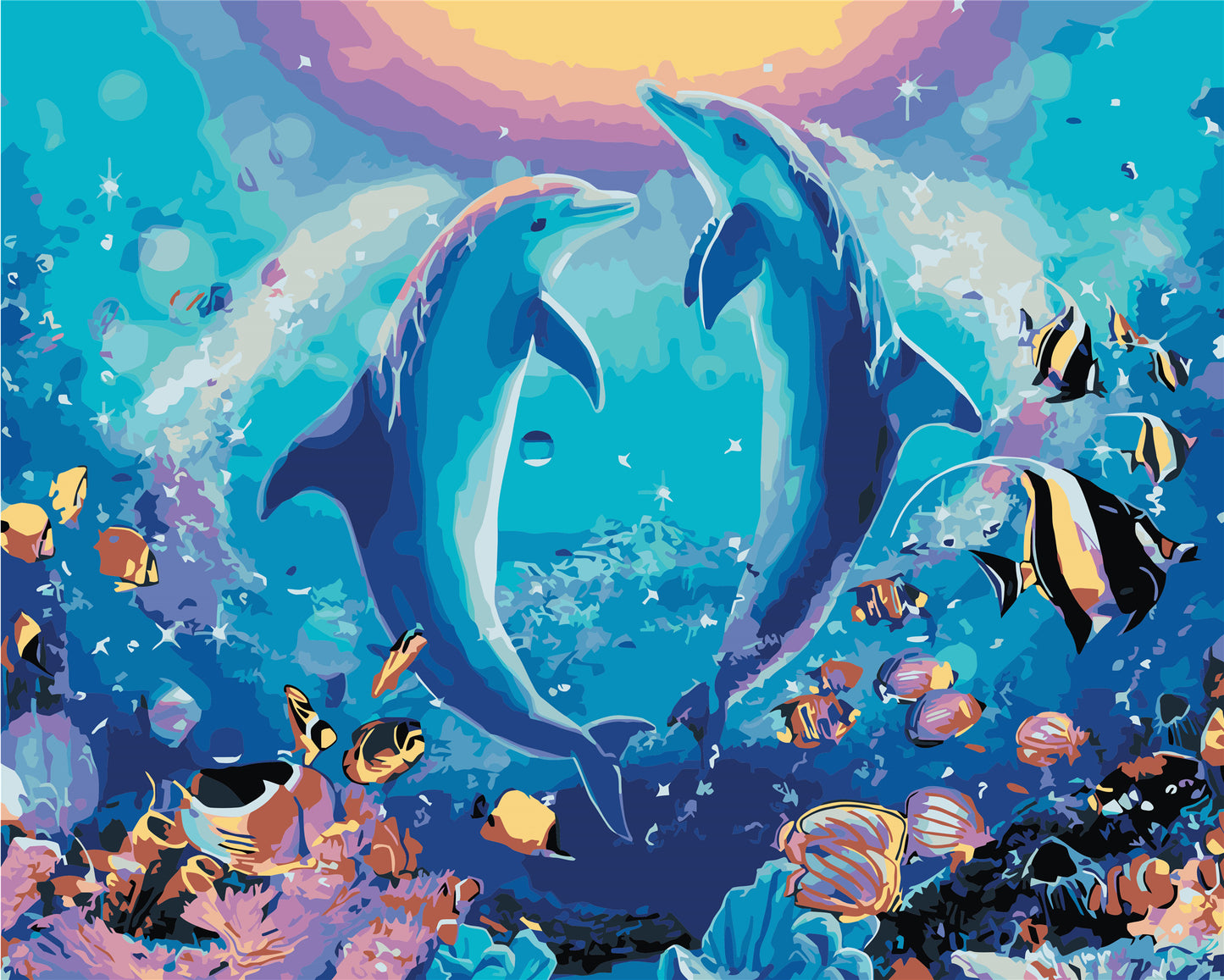 Tier Malen nach Zahlen WH-80683