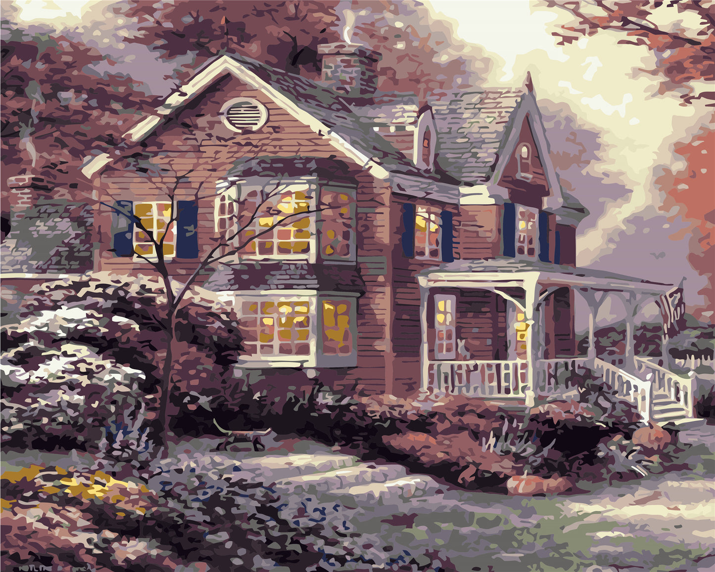 Natürlich Malen nach Zahlen Für Erwachsene WH-80688