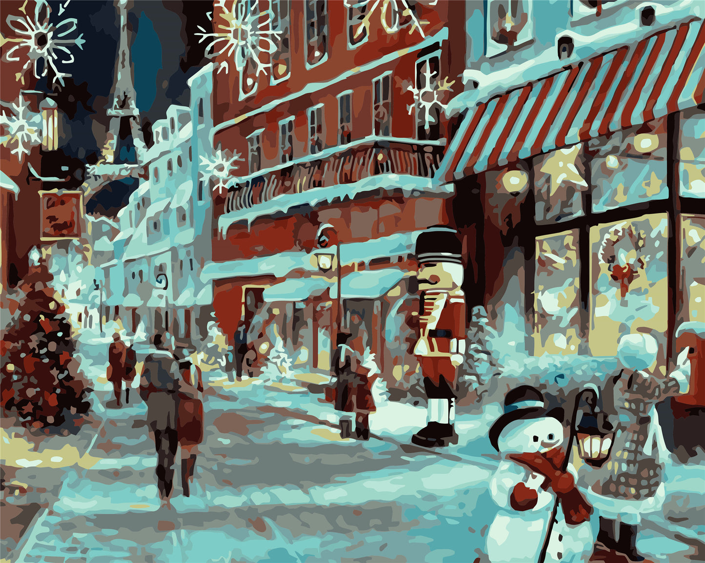 Weihnachten Malen nach Zahlen WH-80691