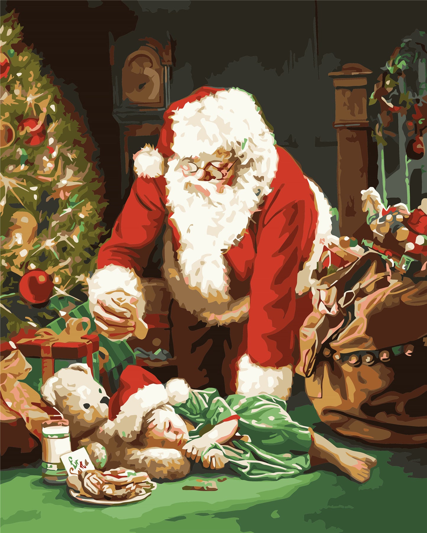 Weihnachten Malen nach Zahlen WH-80694