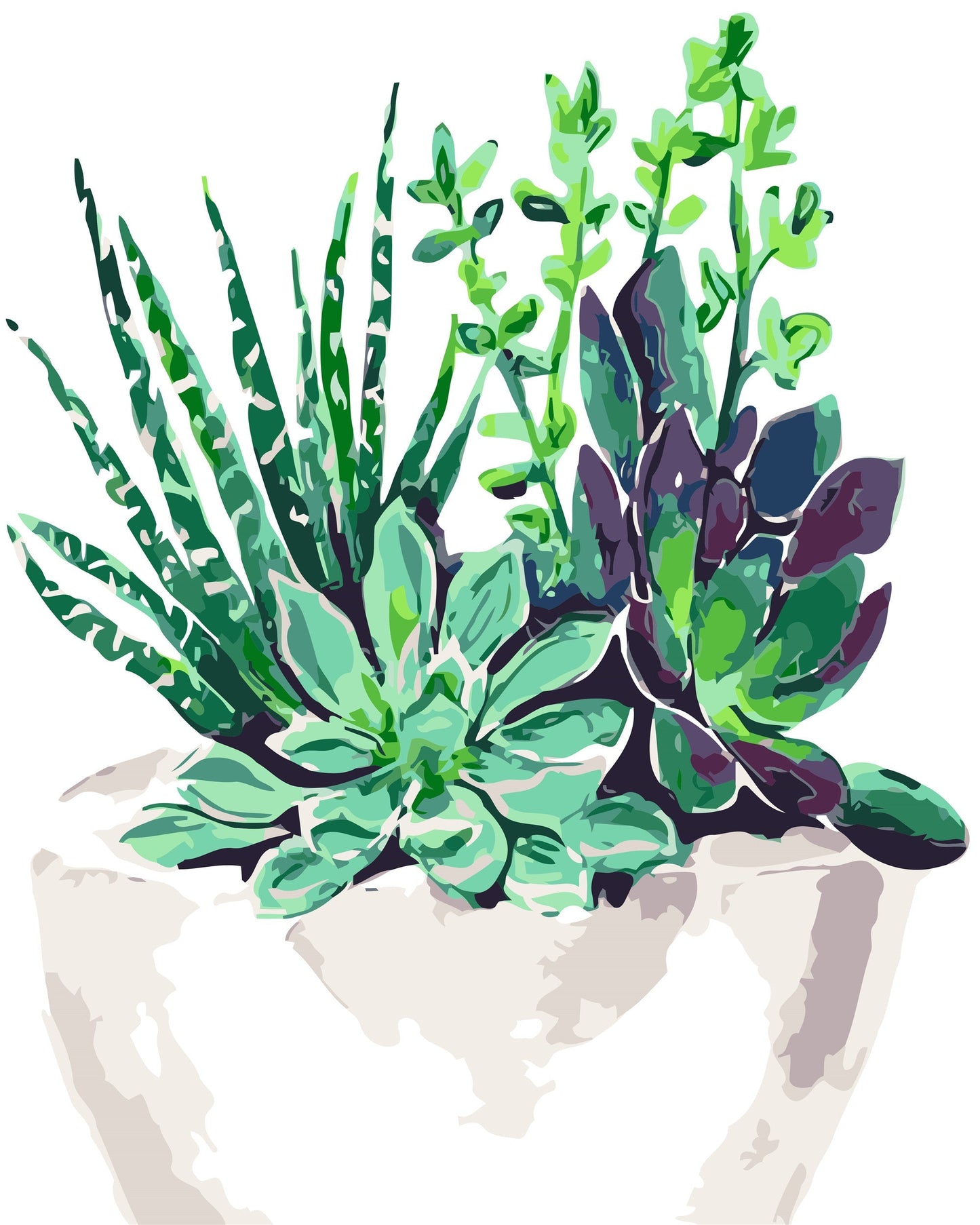 Blume Malen nach Zahlen WH-80721