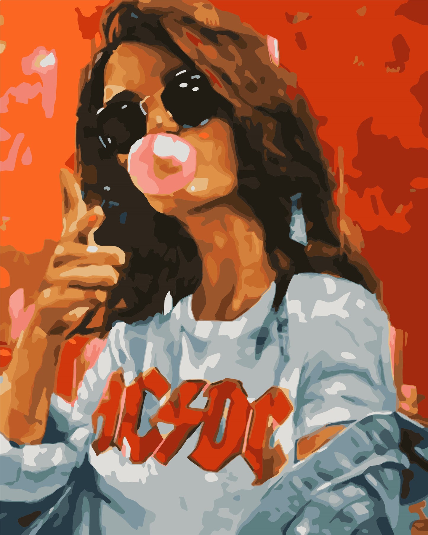 Porträt Malen nach Zahlen WH1427