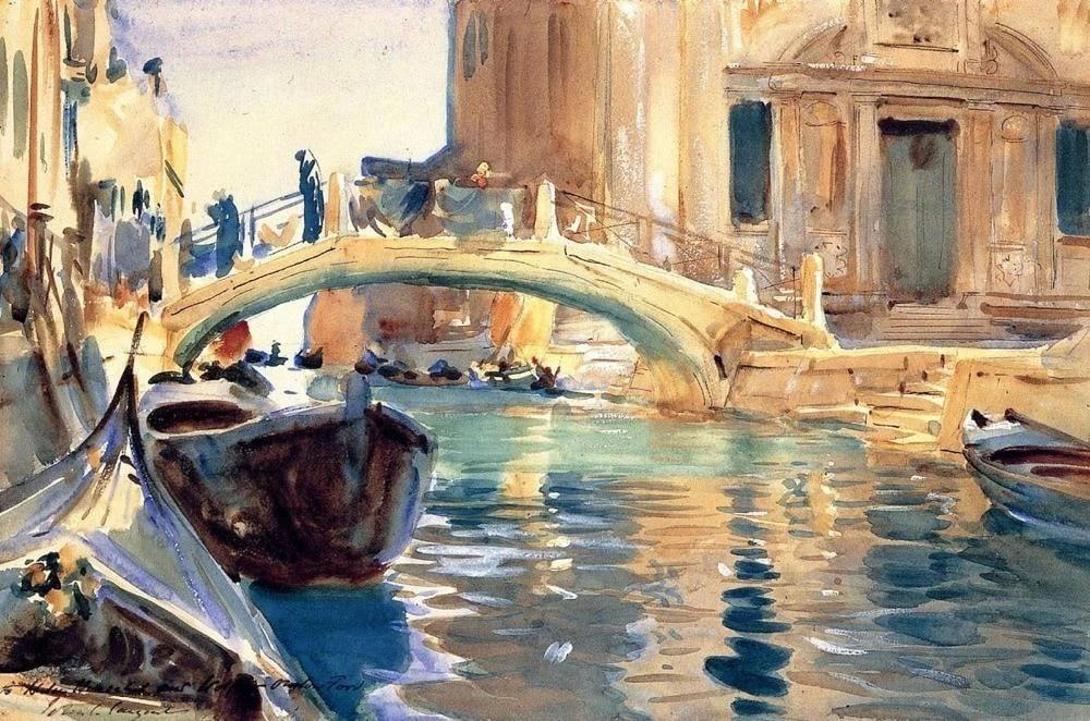 Landschaft Venice Malen Nach Zahlen Für Erwachsene WH2022