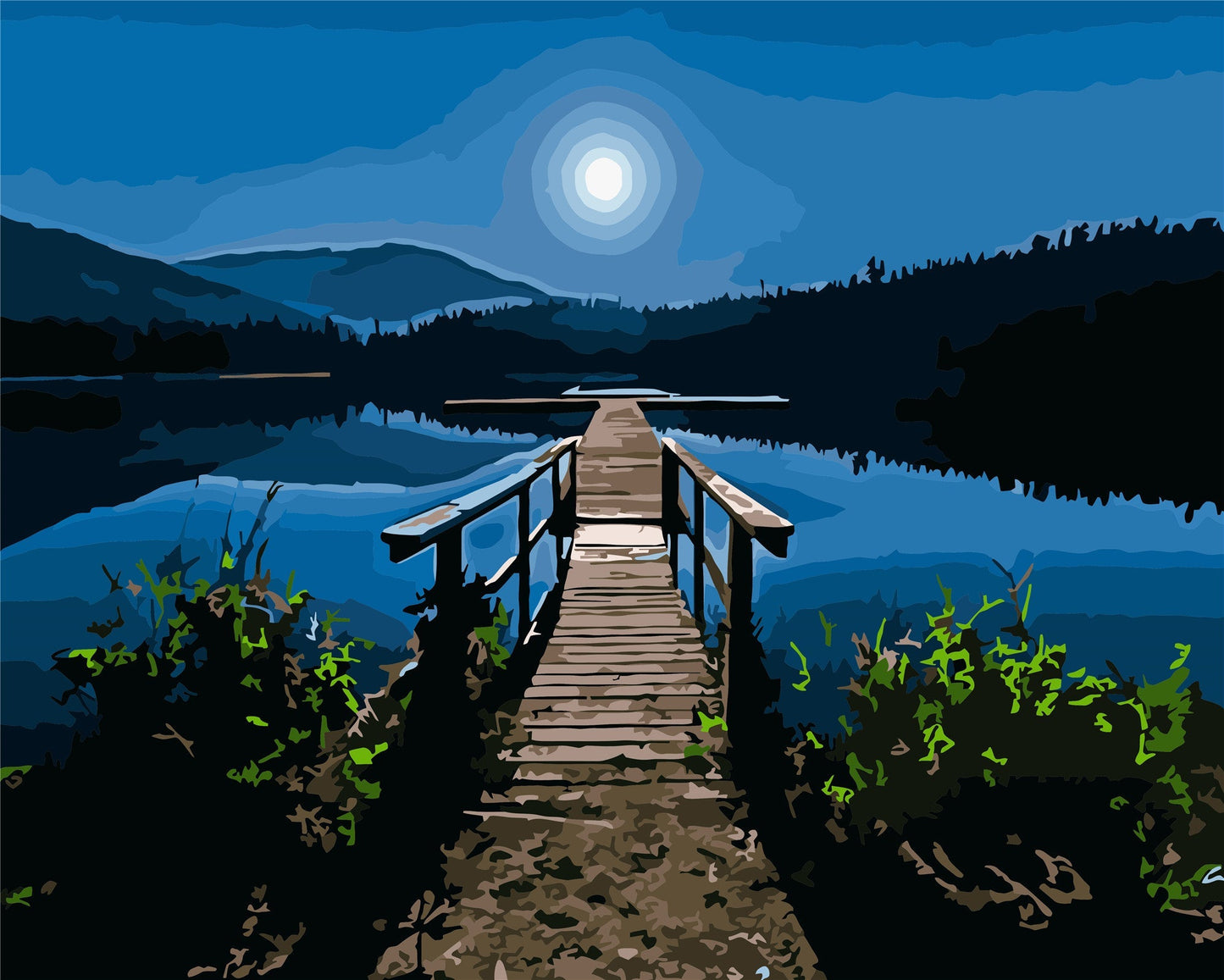 Landschaft Malen nach Zahlen WH6161