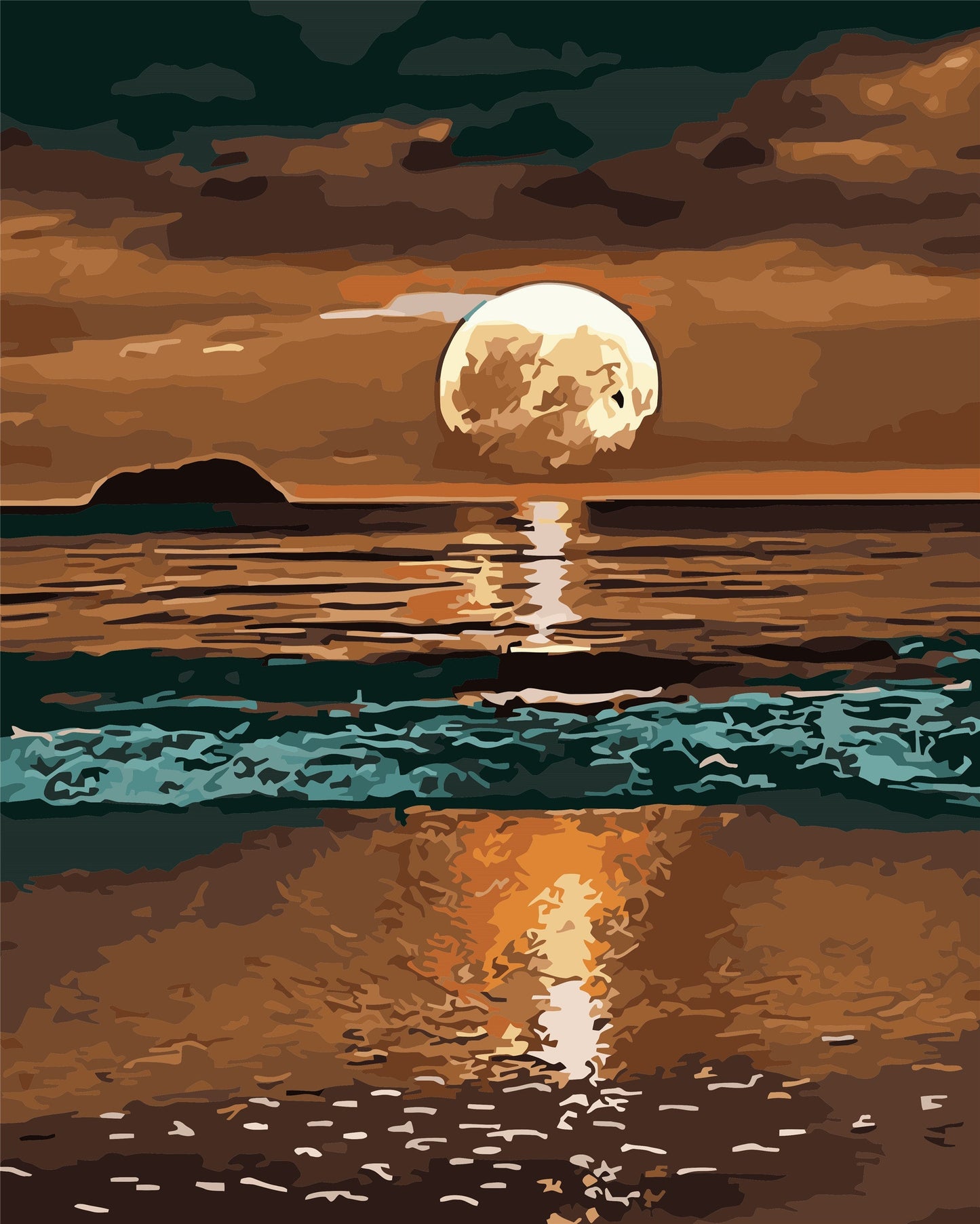 Landschaft Malen nach Zahlen WH6166