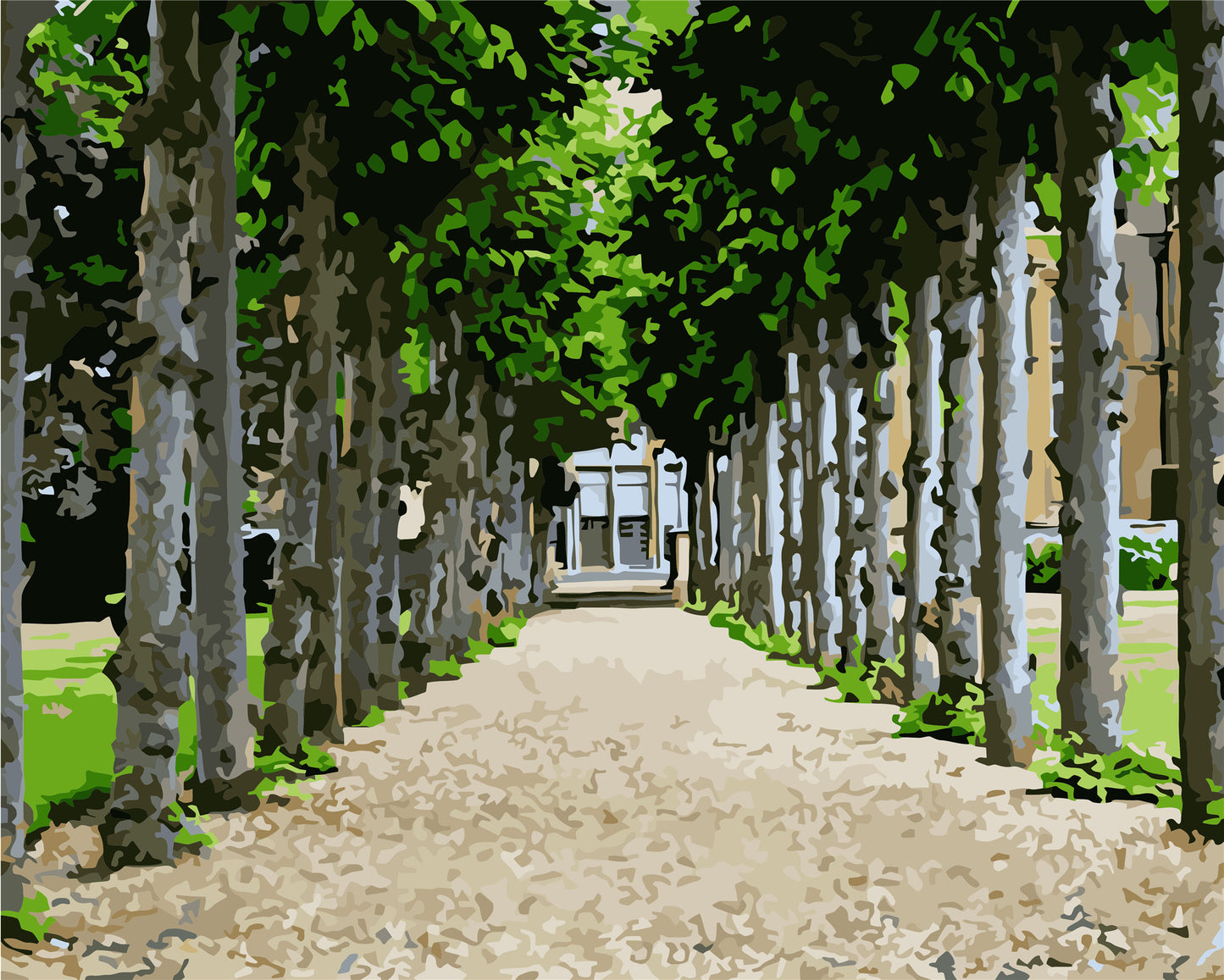 Baum Malen nach Zahlen Für Erwachsene WH6170