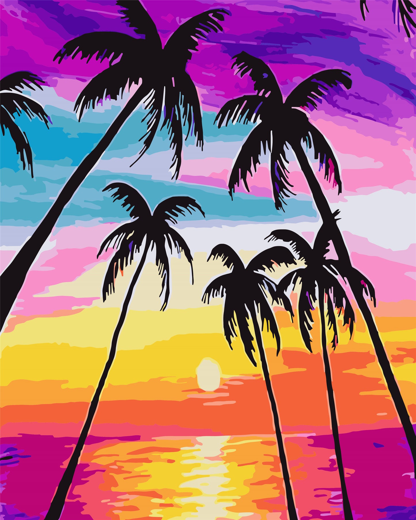 Baum Malen nach Zahlen Für Erwachsene WH6173