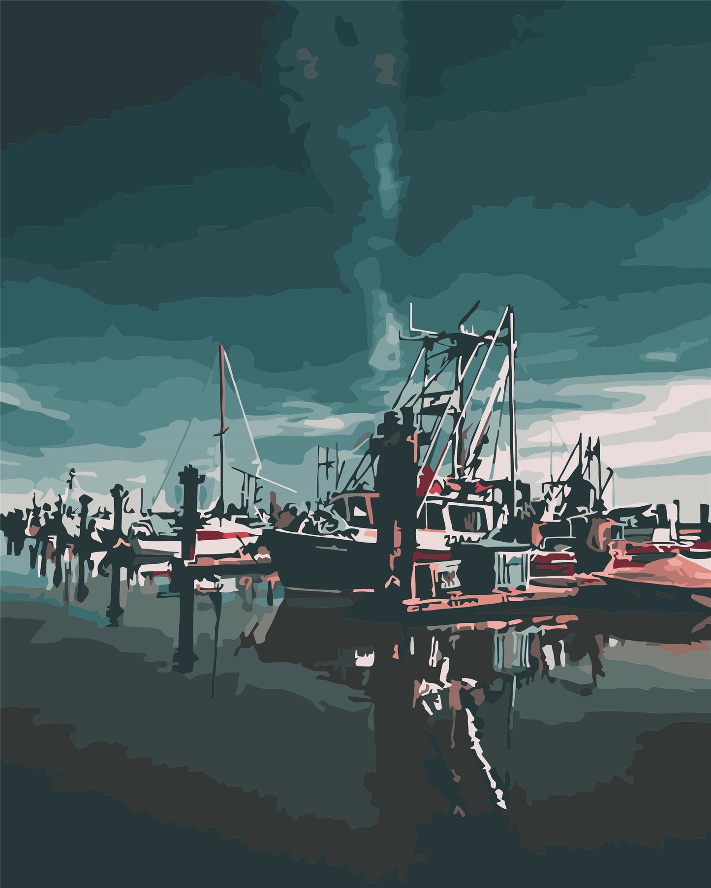 Landschaft Malen nach Zahlen Für Erwachsene WH6175