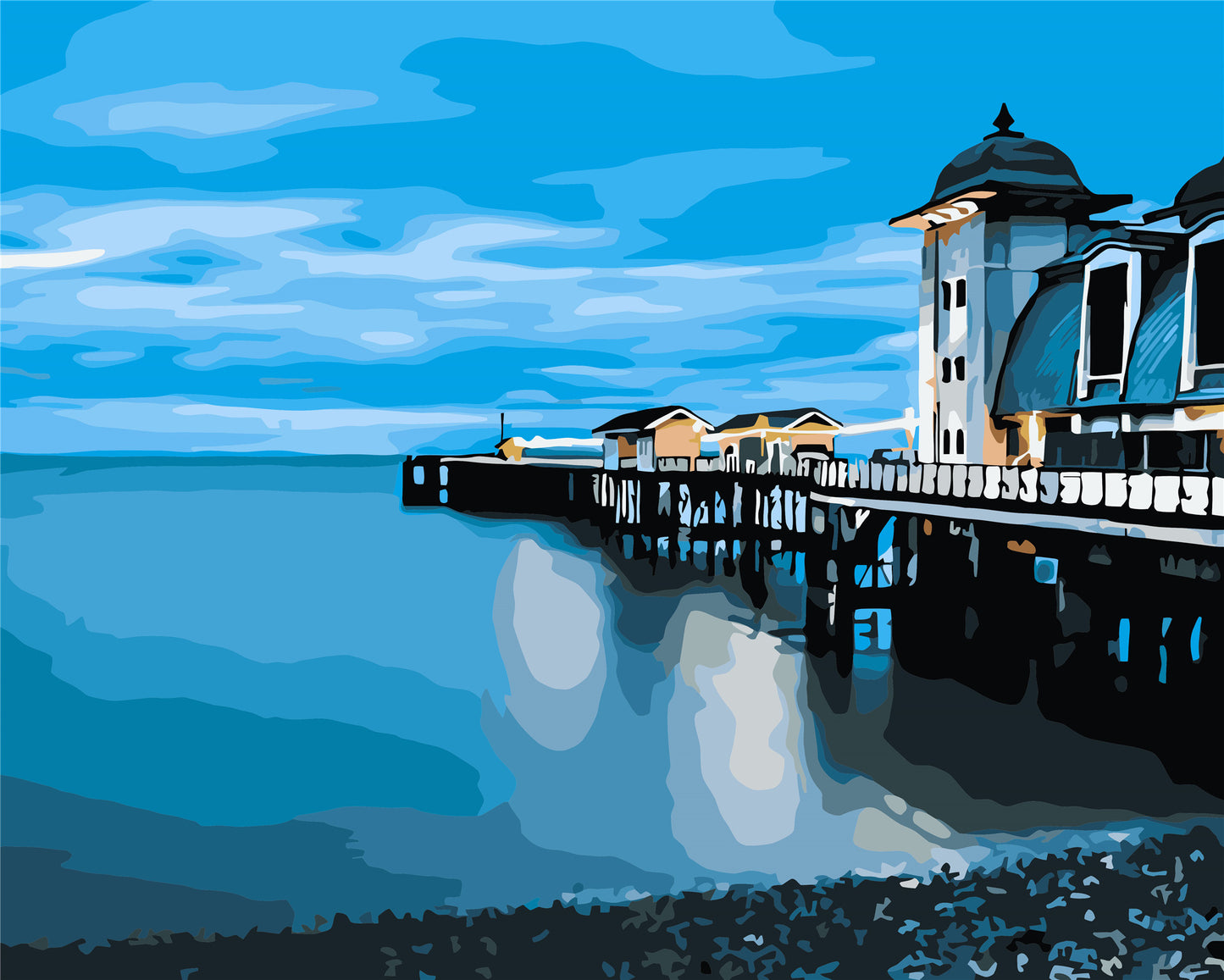 Landschaft Malen nach Zahlen Für Erwachsene WH6179