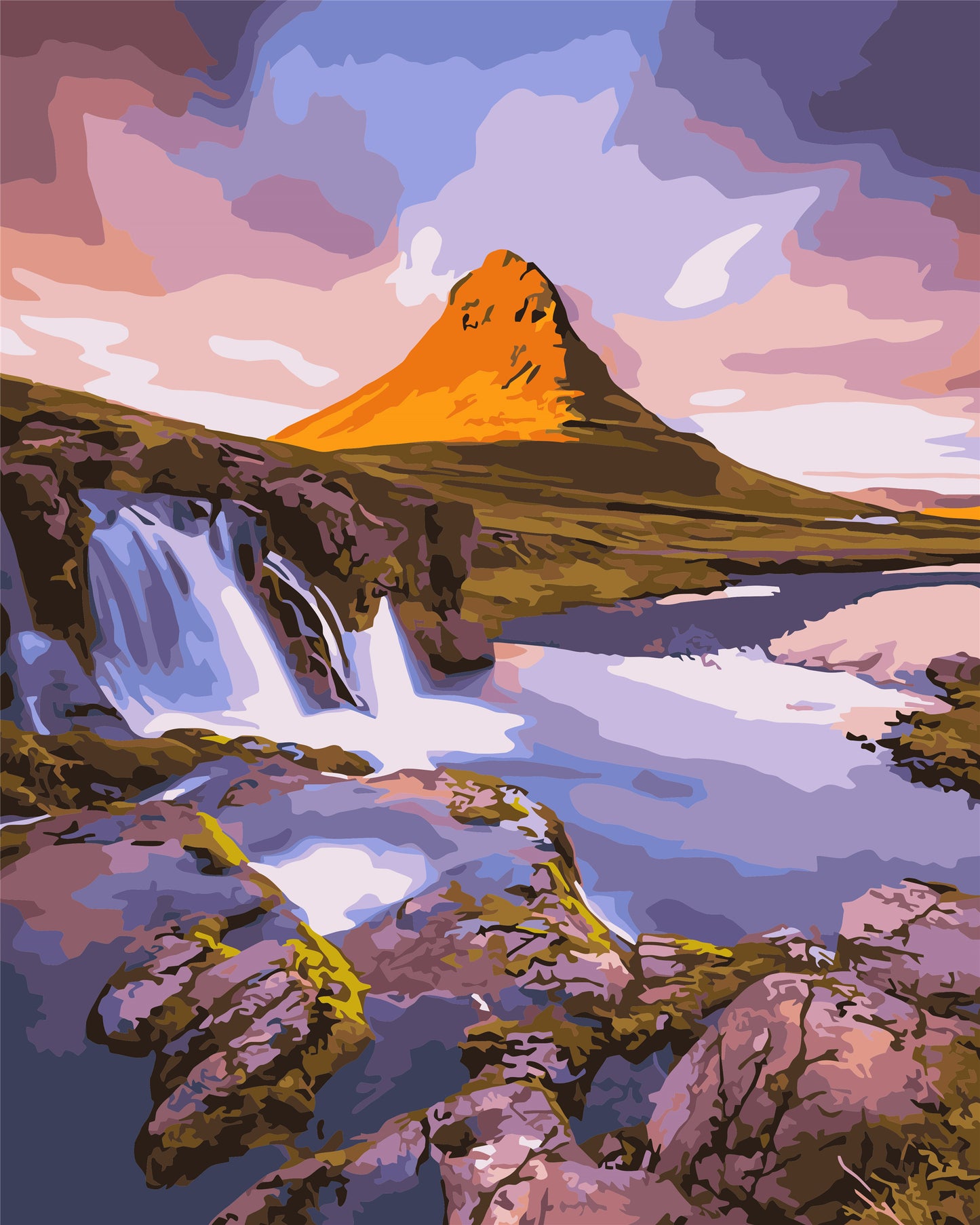 Landschaft Malen nach Zahlen Für Erwachsene WH6184